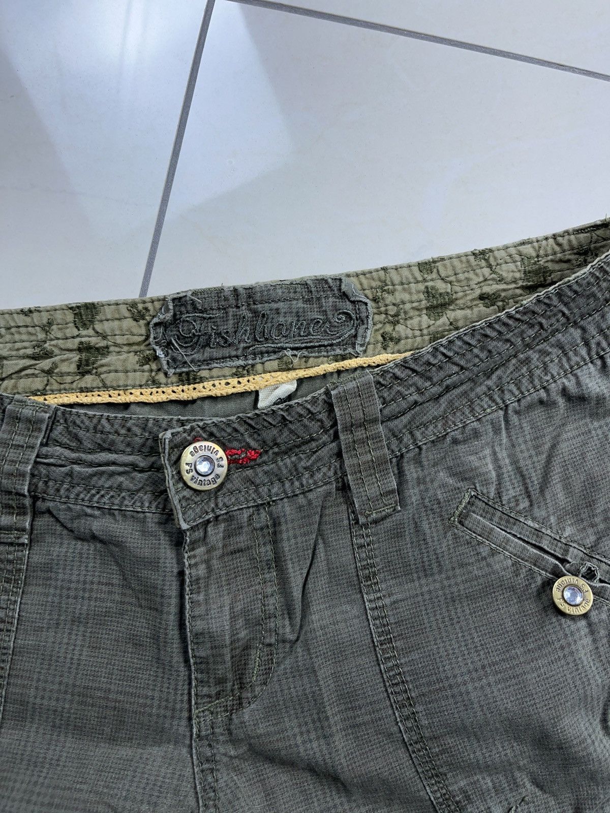 Japanese Brand × Vintage ➕ vintage y2k Maharishi style leg embroidery cargo pants Size 30" / US 8 / IT 44 - 4 Thumbnail
