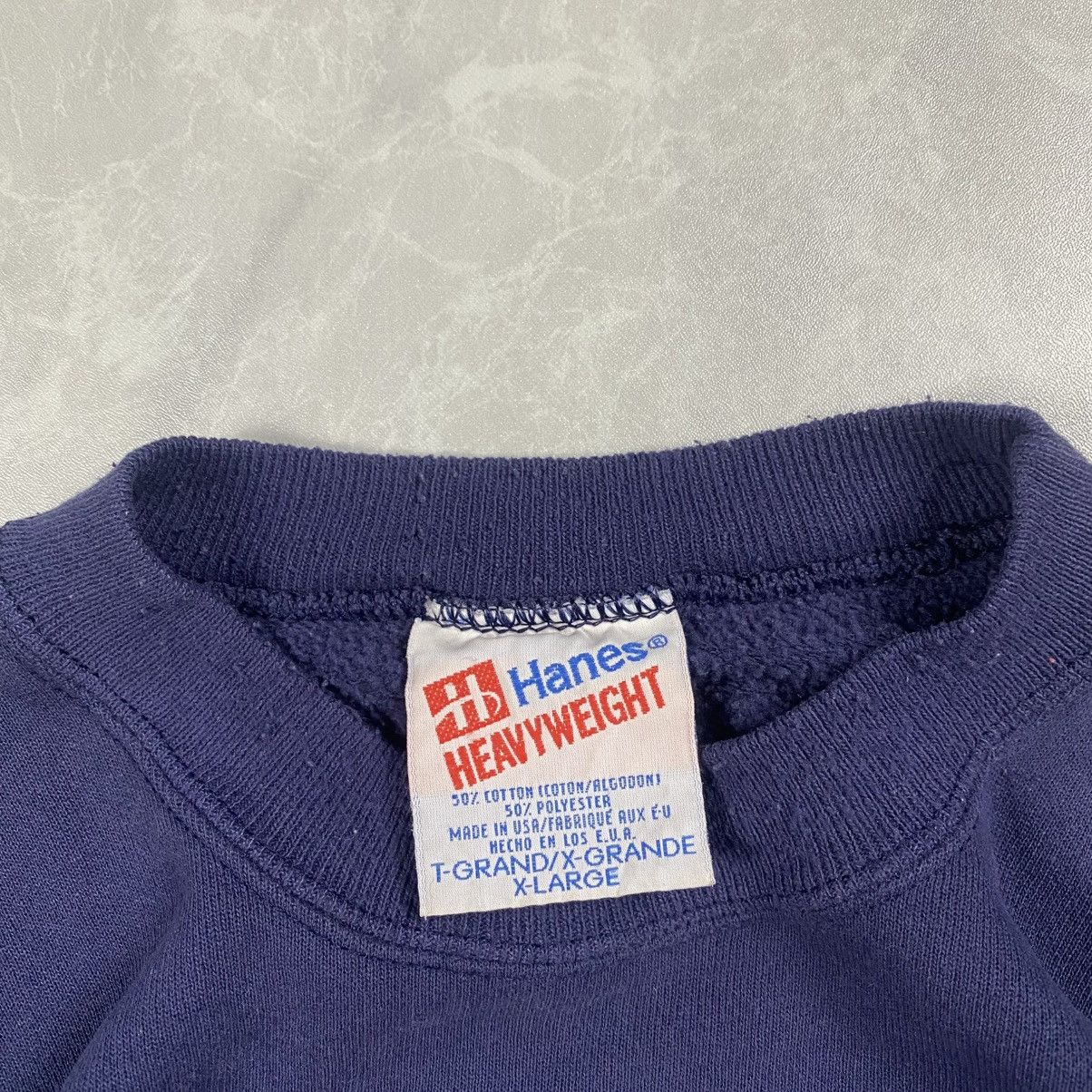 Hanes Rare Vintage 90s Blues Heavyweight Boxy Crewneck Size US XL / EU 56 / 4 - 5 Thumbnail