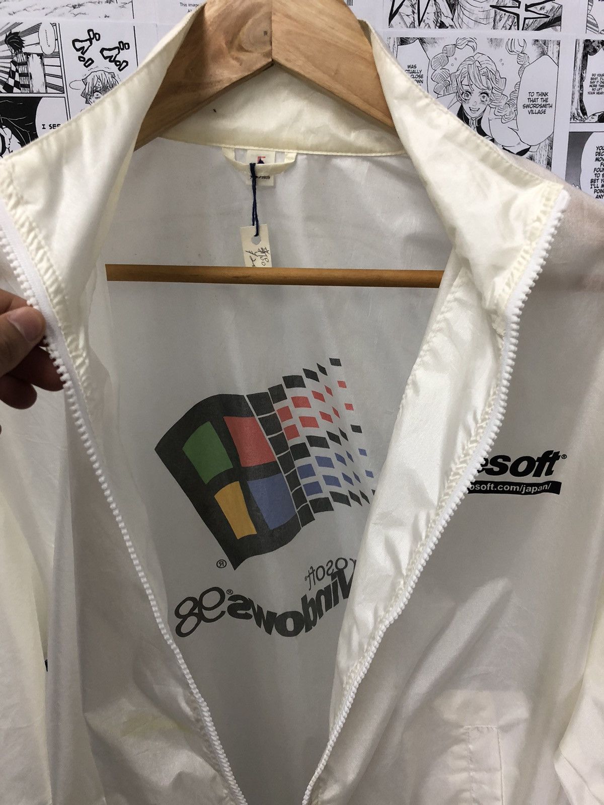 Microsoft × Vintage 🔥Rare🔥Microsoft 98 Windbreaker Jacket Size US XL / EU 56 / 4 - 6 Thumbnail