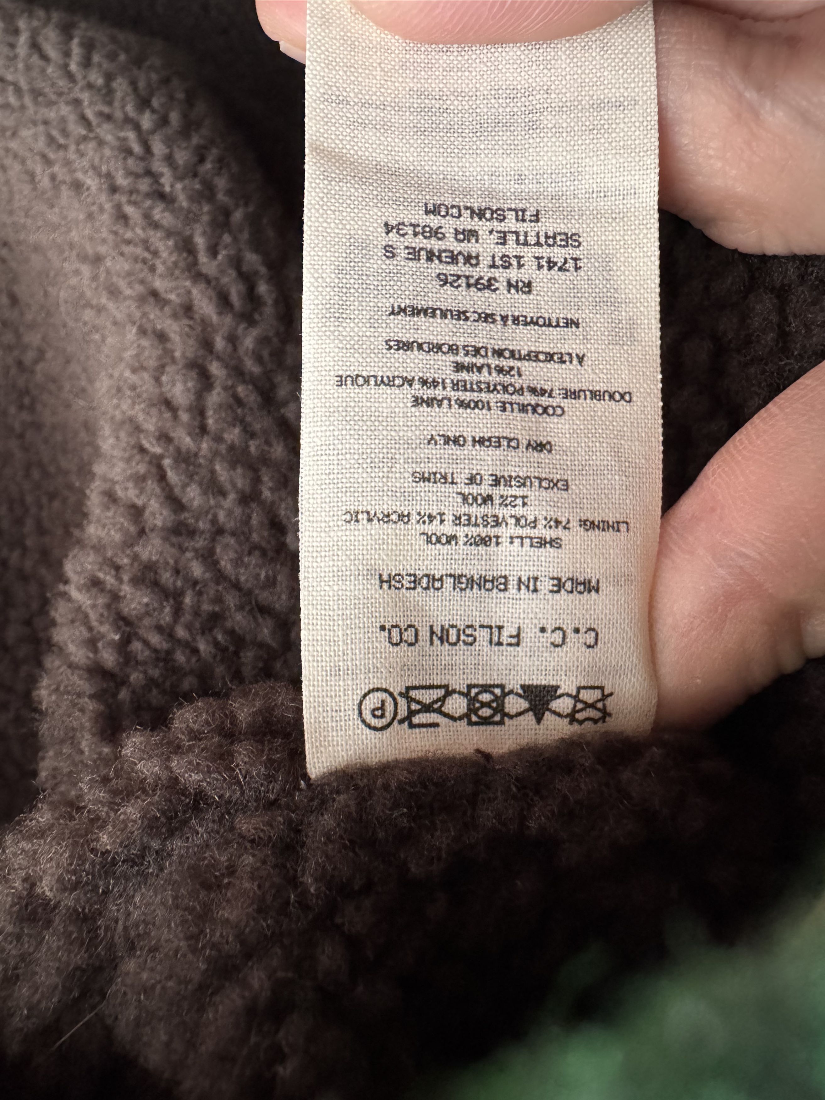 Filson Filson Mackinaw Plaid Sherpa Vest Size XL Size US XL / EU 56 / 4 - 6 Thumbnail