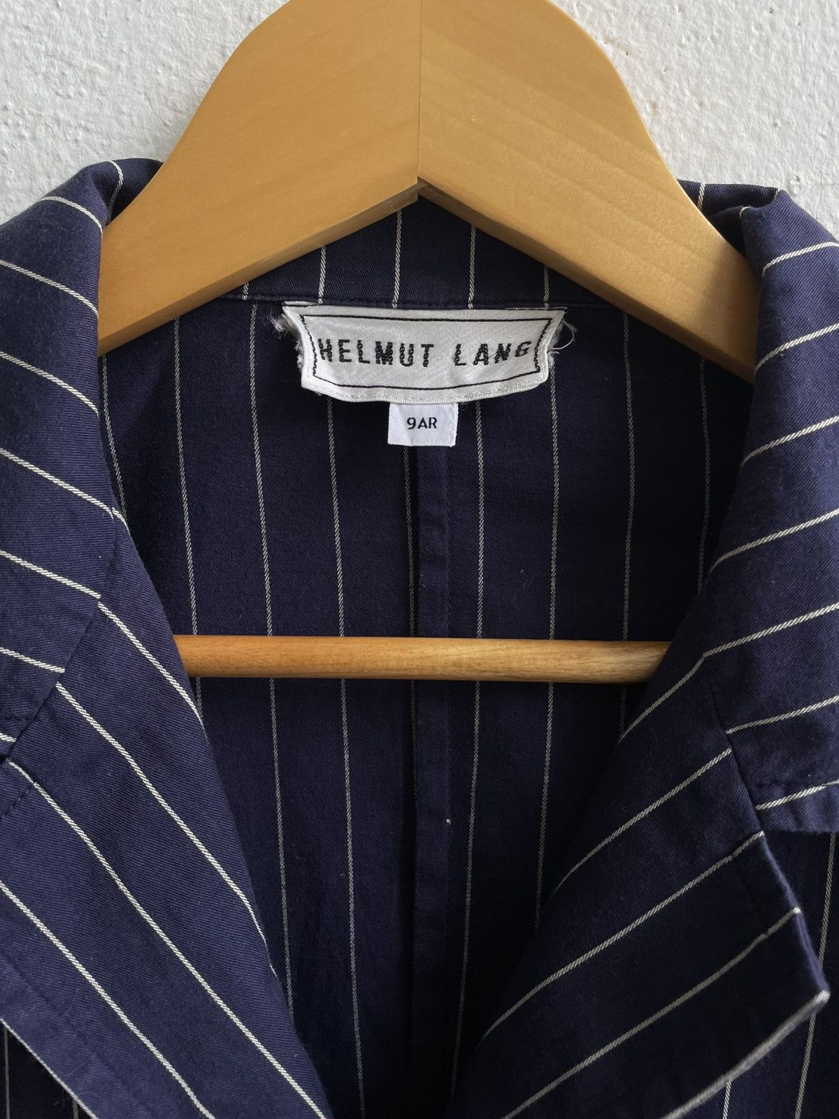 Helmut Lang Vintage 90's Helmut Lang Pinstripe Blazzer Size M / US 6-8 / IT 42-44 - 5 Thumbnail