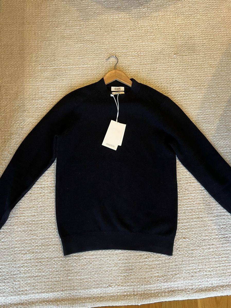Cos Regular Ribbed Knit Cotton Sweater Size US XS / EU 42 / 0 - 3 Thumbnail