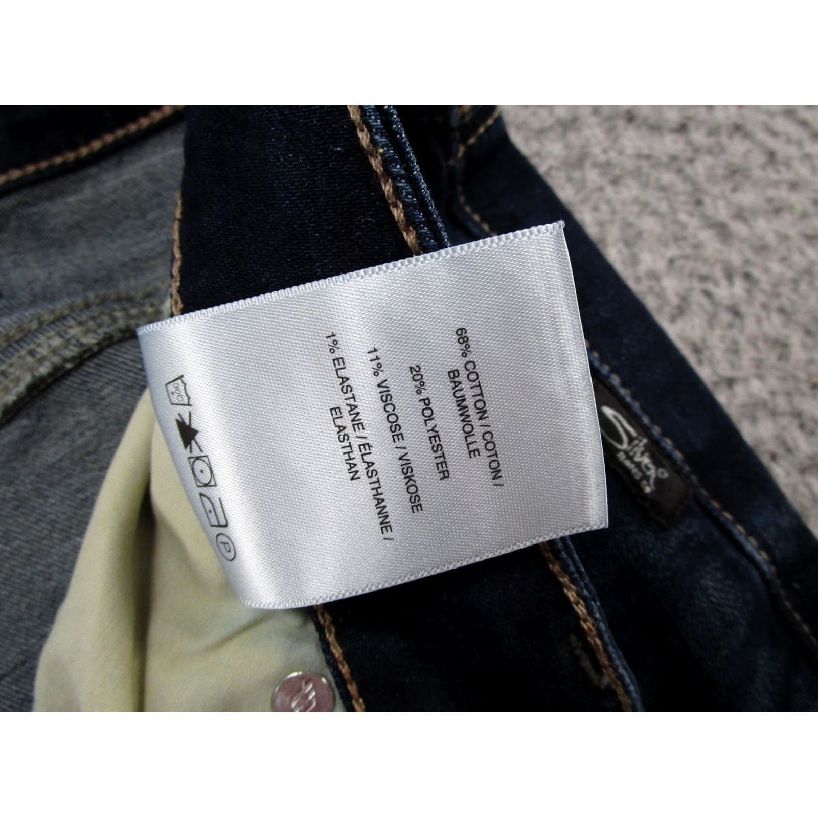 Silver Jeans Co. Silver Jeans Co Suki Kick Flare Blue Stretch Denim Jeans Size 34 Womens Size 24" / US 00 / IT 34 - 6 Thumbnail