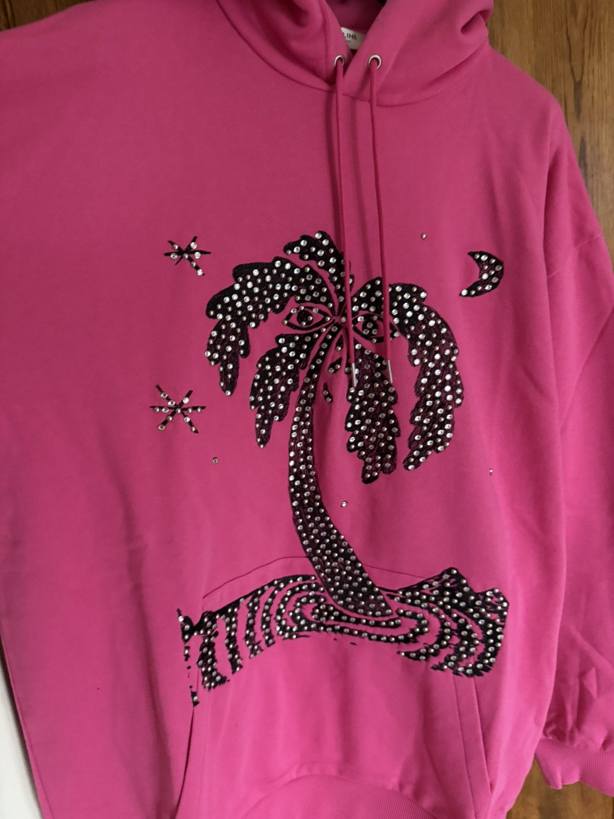 Celine $2.1k 🤑 FW22 Celine Lost Paradise pink studded embroidered Size US L / EU 52-54 / 3 - 13 Thumbnail