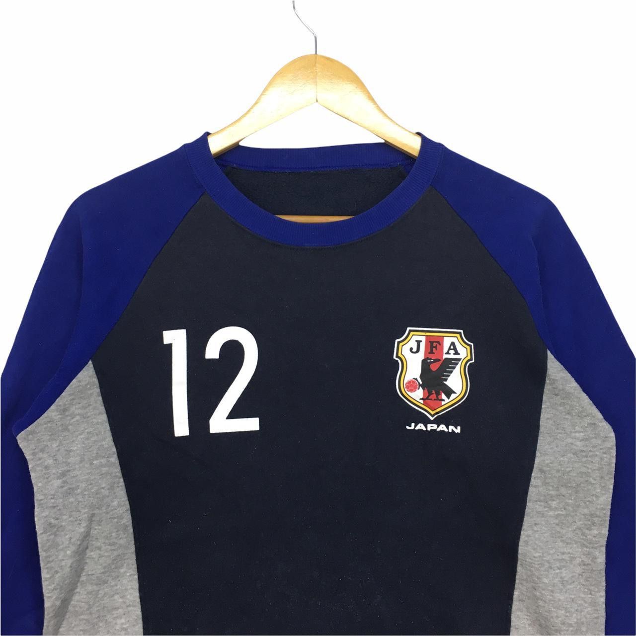 Vintage Vtg JFA Japan Samurai Blue Long Sleeve T-Shirt Streetwear Size US XXS / EU 40 - 2 Thumbnail
