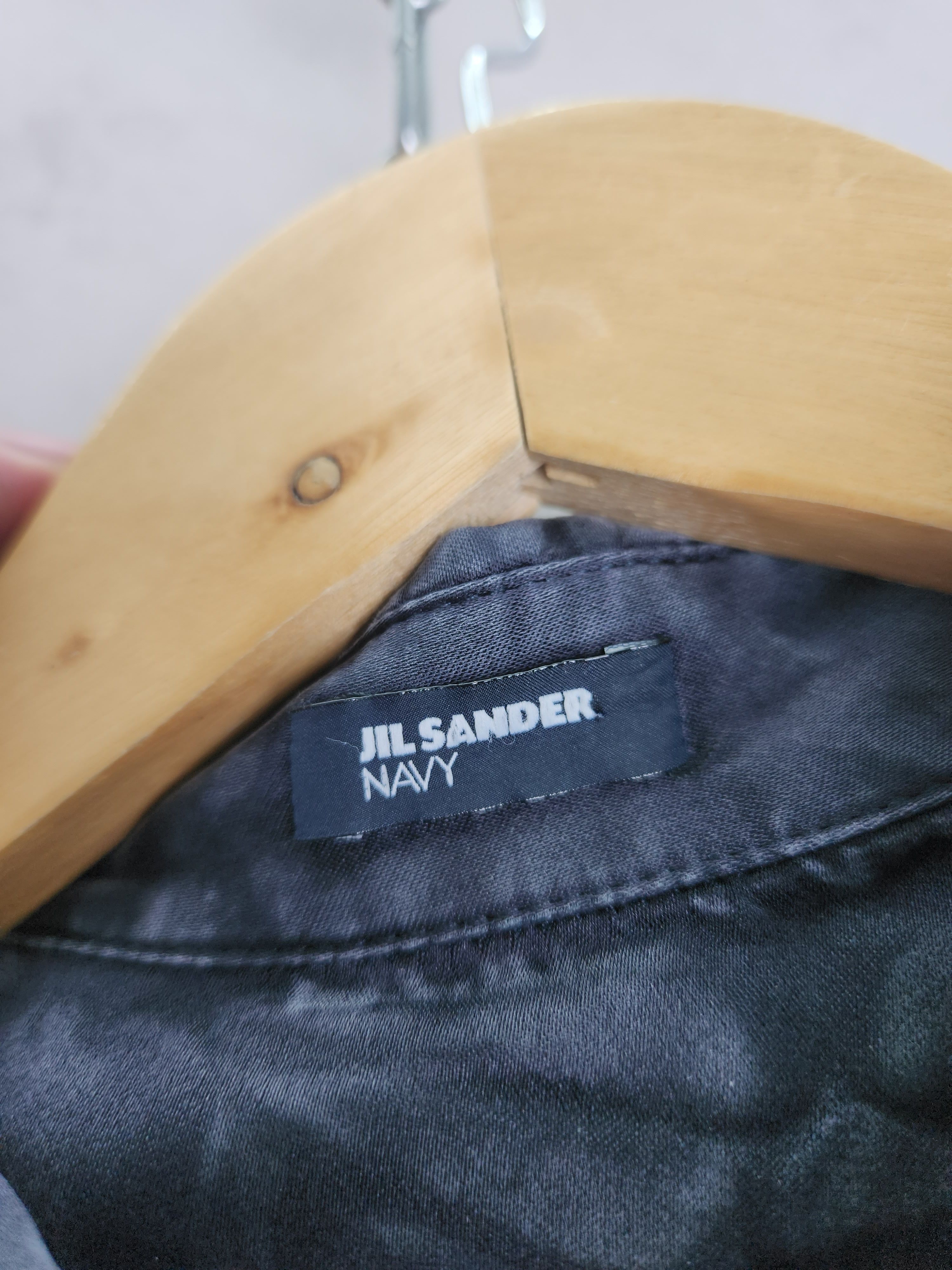 Jil Sander Jil sander navy dress button ups size 38 Size M / US 6-8 / IT 42-44 - 8 Thumbnail