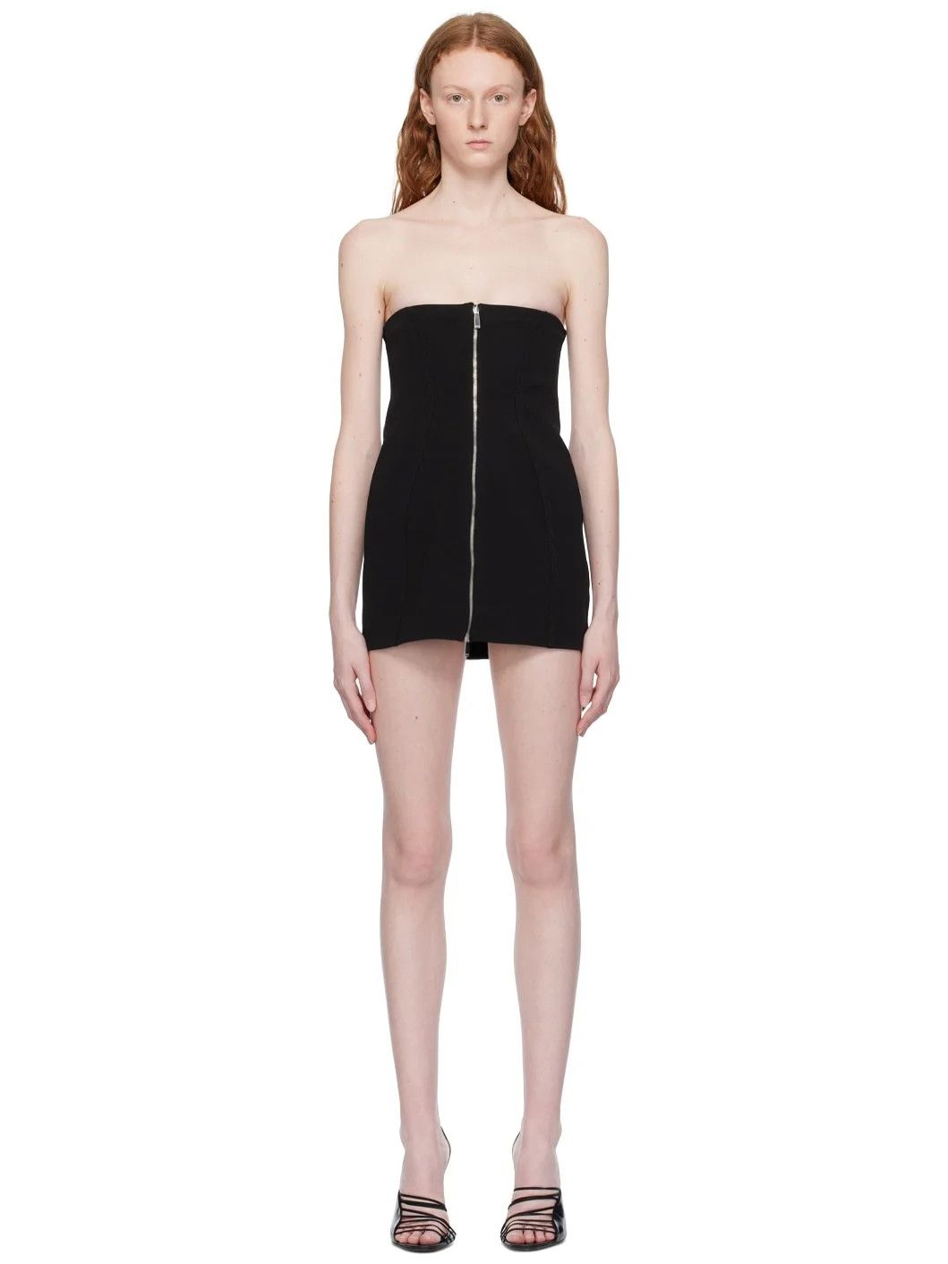 Off-White o1y1225 Mini Dress in Black Size XS / US 0-2 / IT 36-38 - 1 Thumbnail