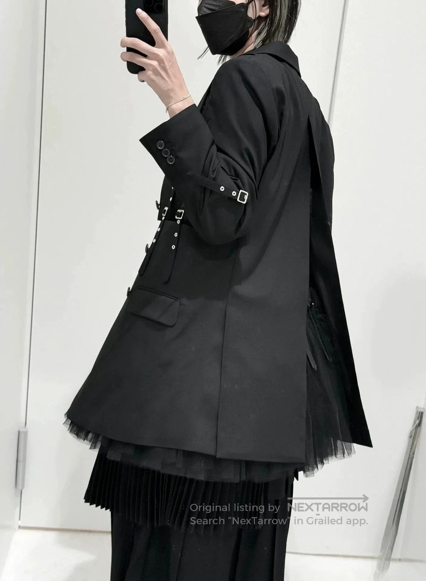 Comme des Garcons Noir Kei Ninomiya Wool Coat 2025. Size US M / EU 48-50 / 2 - 2 Thumbnail