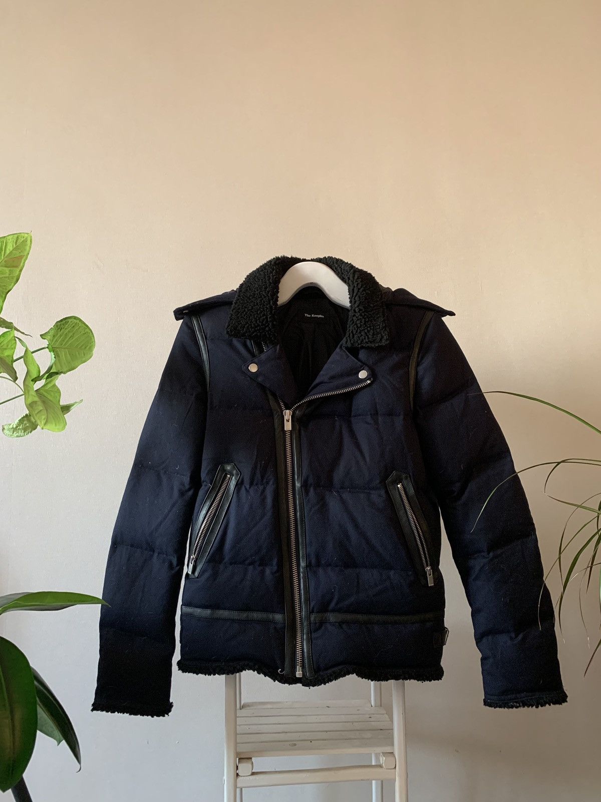 The Kooples The Kooples Lambskin Wool Down Asymmetric Jacket helmut lang Size US S / EU 44-46 / 1 - 1 Thumbnail