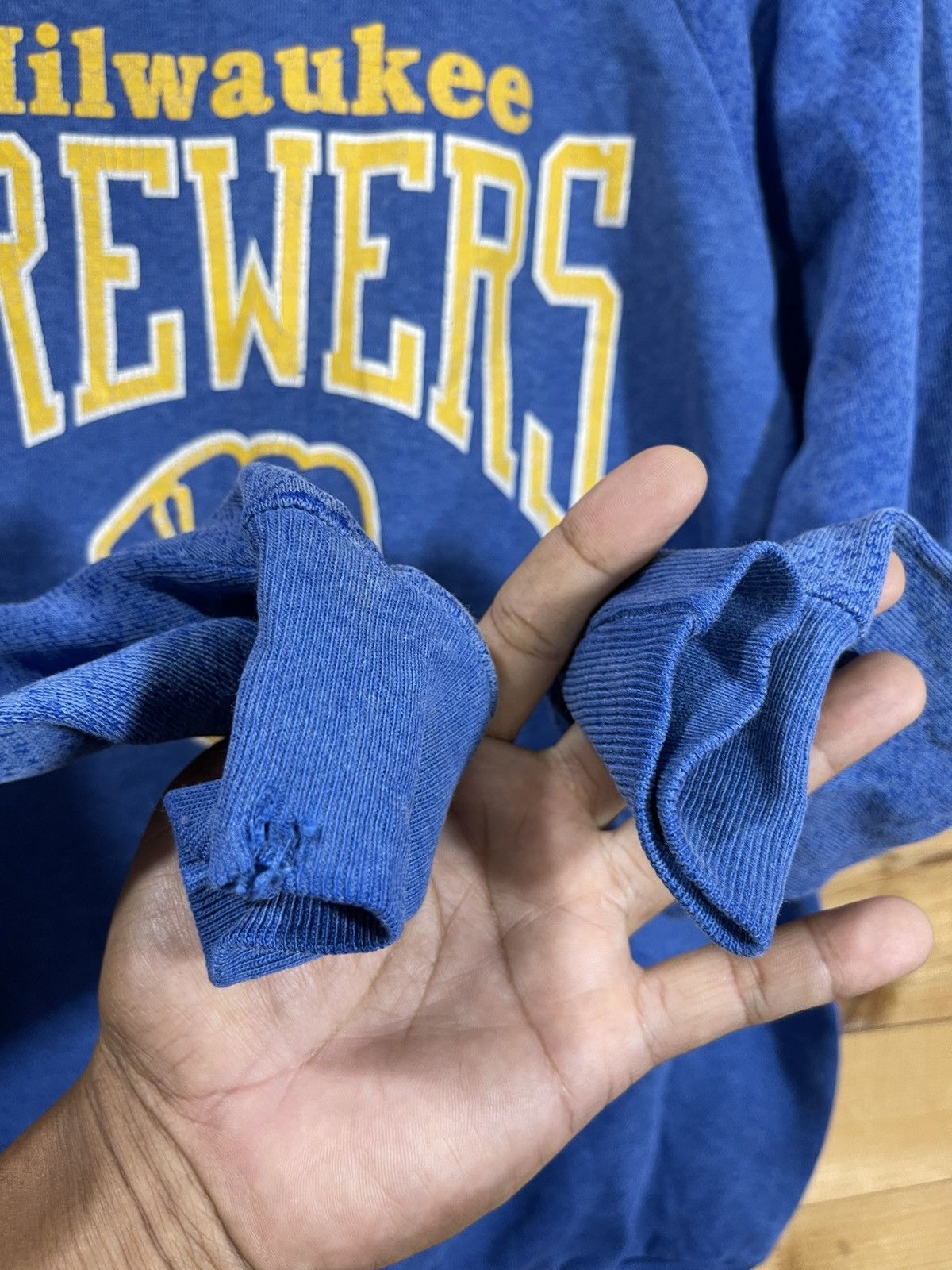 Vintage Vintage milwaukee brewers distressed sweatshirt Size US M / EU 48-50 / 2 - 5 Thumbnail