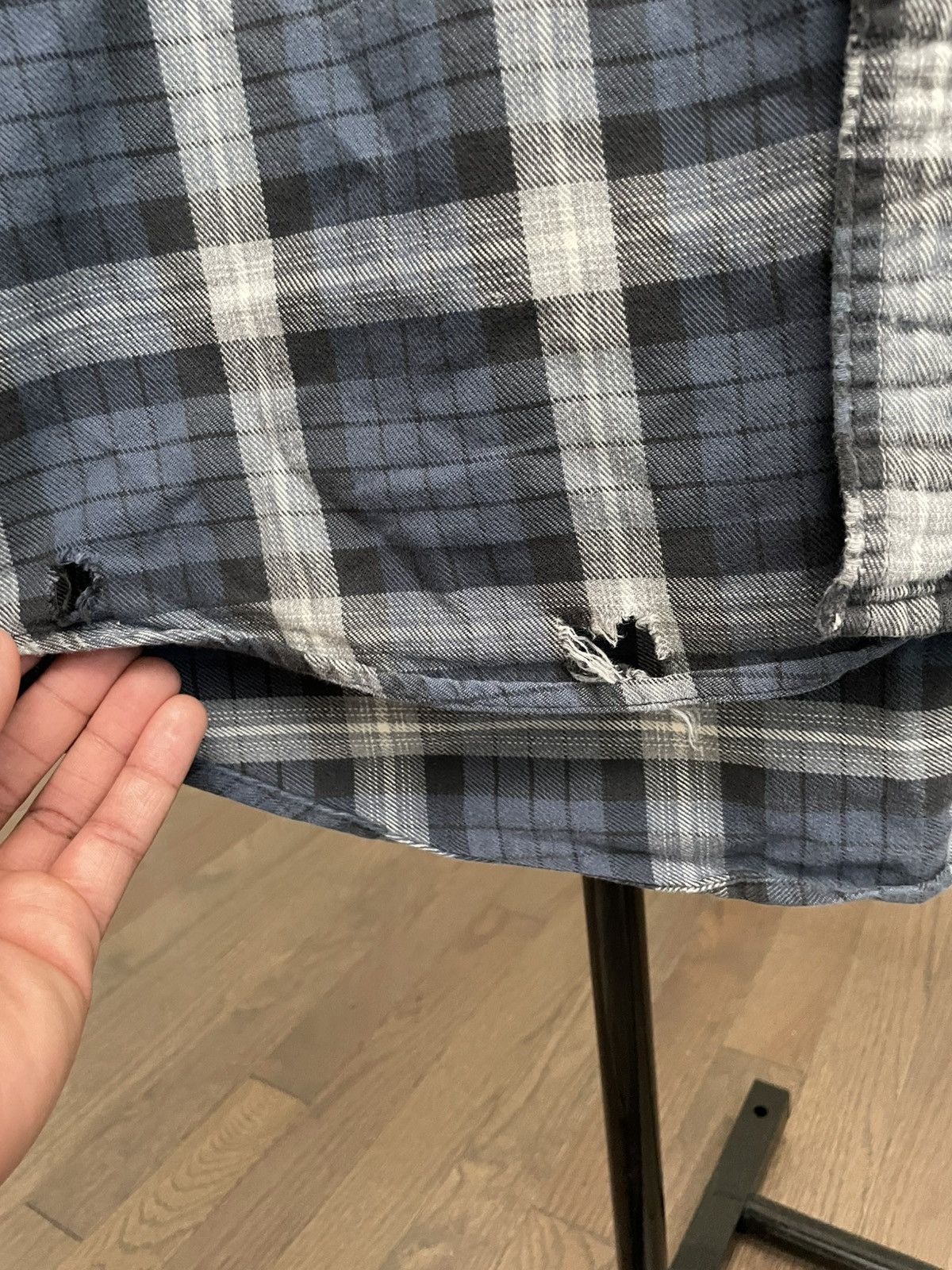 Polo Ralph Lauren Vintage LL Bean Blue Plaid Button Up Shirt Our Legacy Size US XL / EU 56 / 4 - 5 Thumbnail