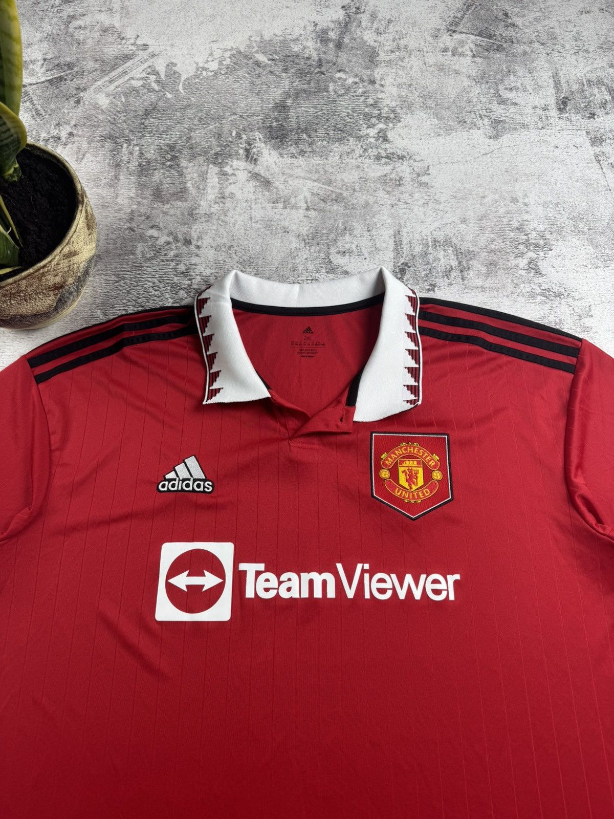 Adidas Manchester United 2022/2023 Football Shirt Jersey Kit Size US XXL / EU 58 / 5 - 6 Thumbnail
