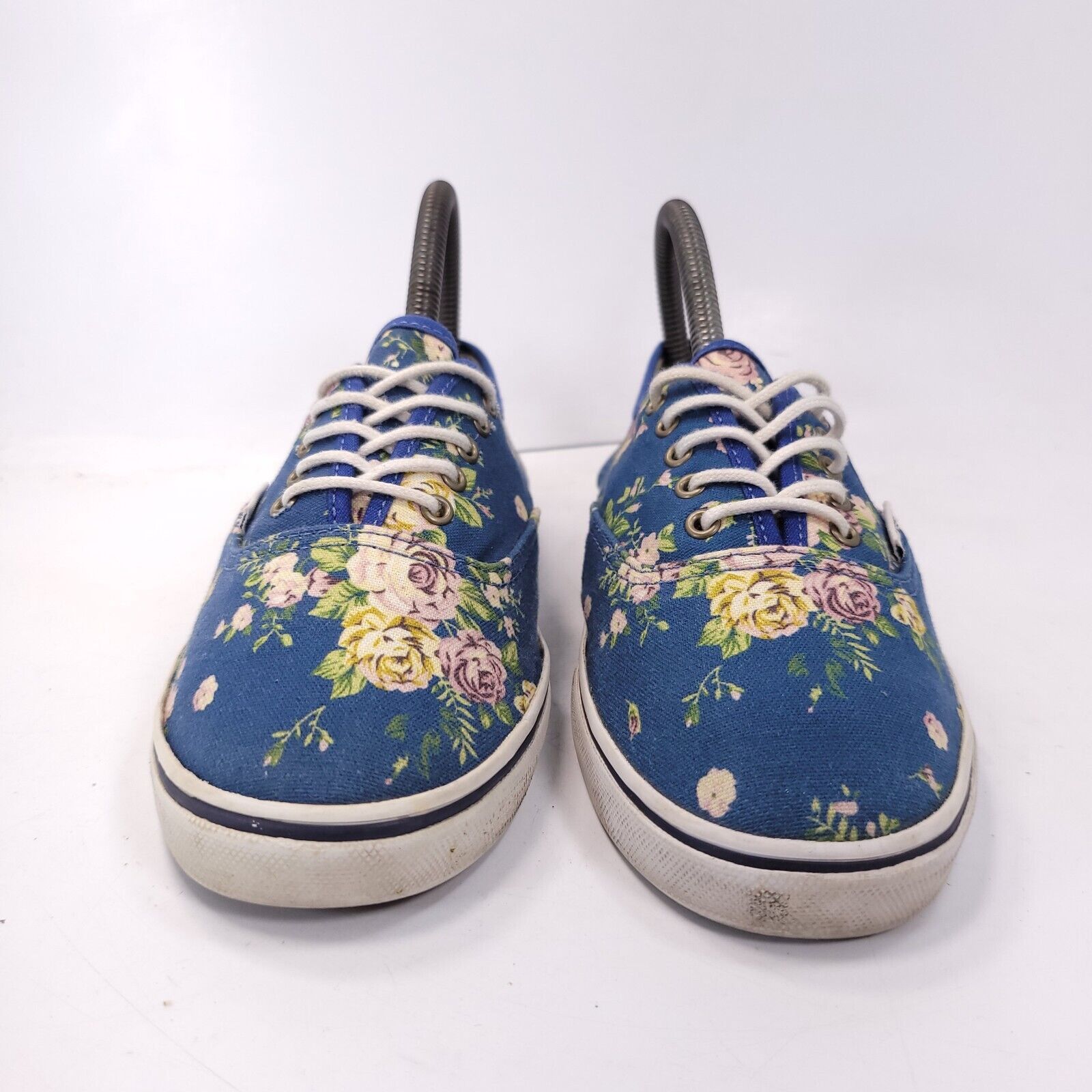 Vans Vans Off the Wall Shoe Womens Size 6 Men 4.5 T375 Blue White Size US 6 / IT 36 - 2 Thumbnail