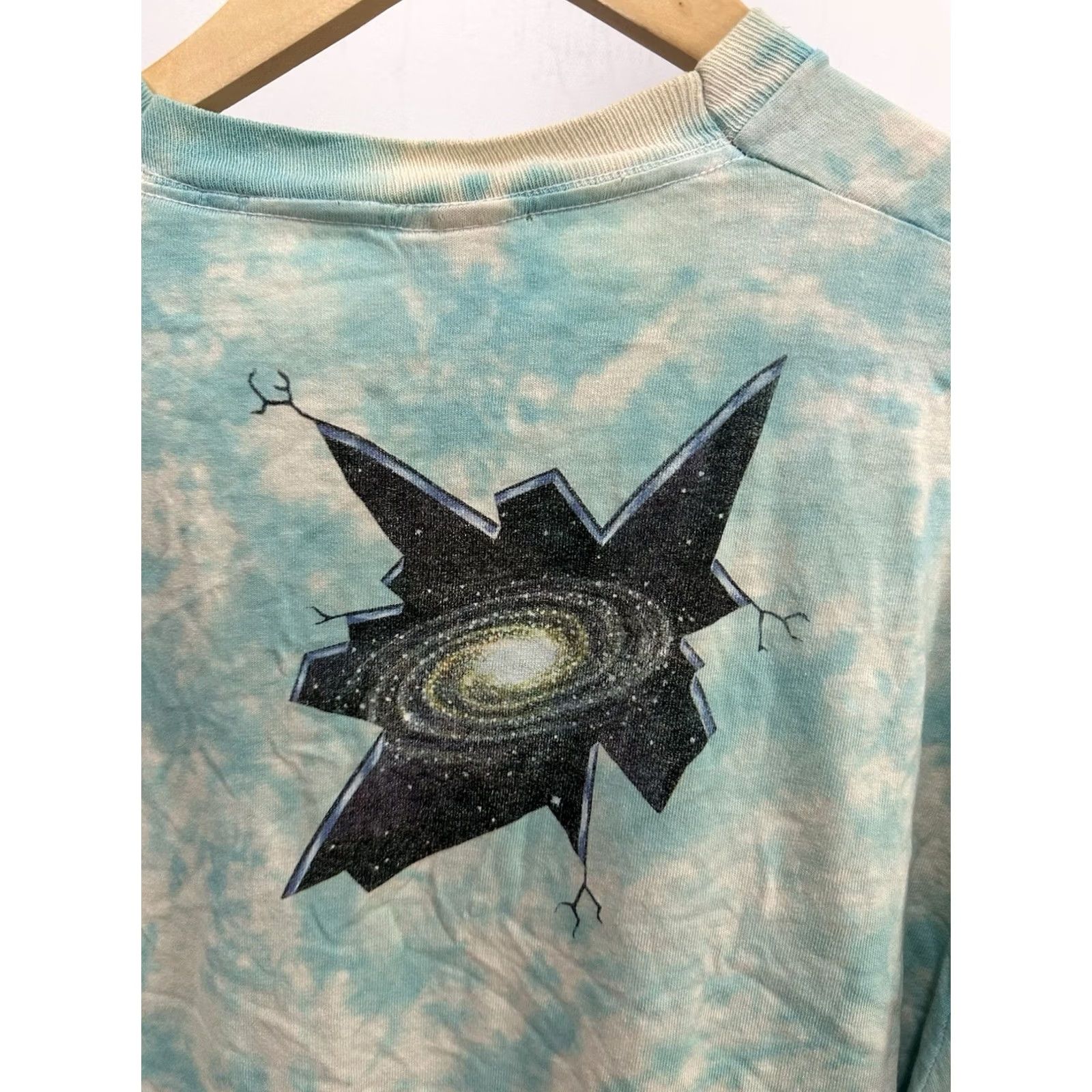 Fruit Of The Loom VTG 90s Space Galaxy Trippy Break Through Crack Tie Dye Dead T-Shirt XL Shirt Mens Multicolor Grateful Dead Lane? Size US XL / EU 56 / 4 - 7 Thumbnail