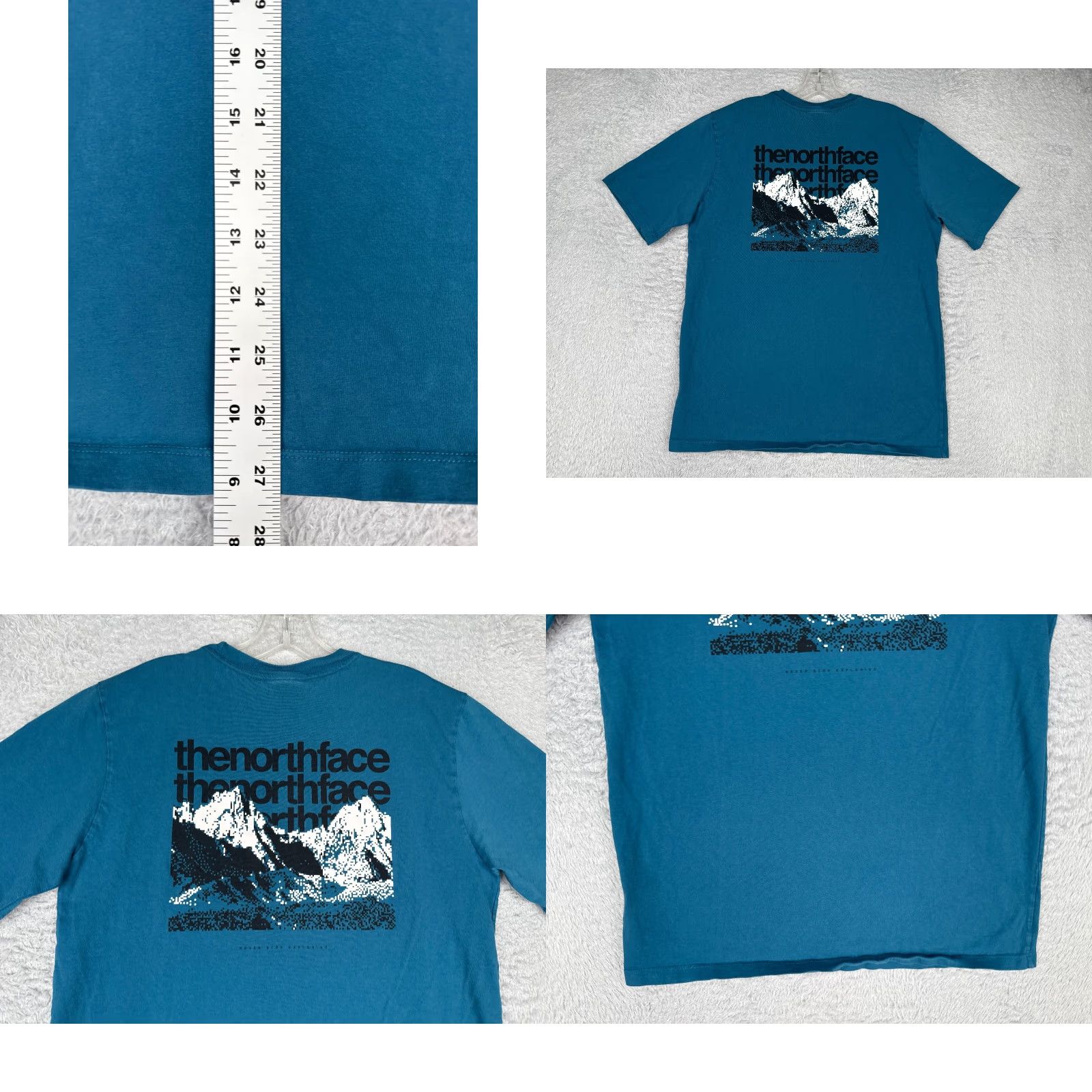 The North Face The North Face Shirt Men Medium Blue Short Sleeve Crew Neck 100% Cotton READ Size US M / EU 48-50 / 2 - 9 Thumbnail