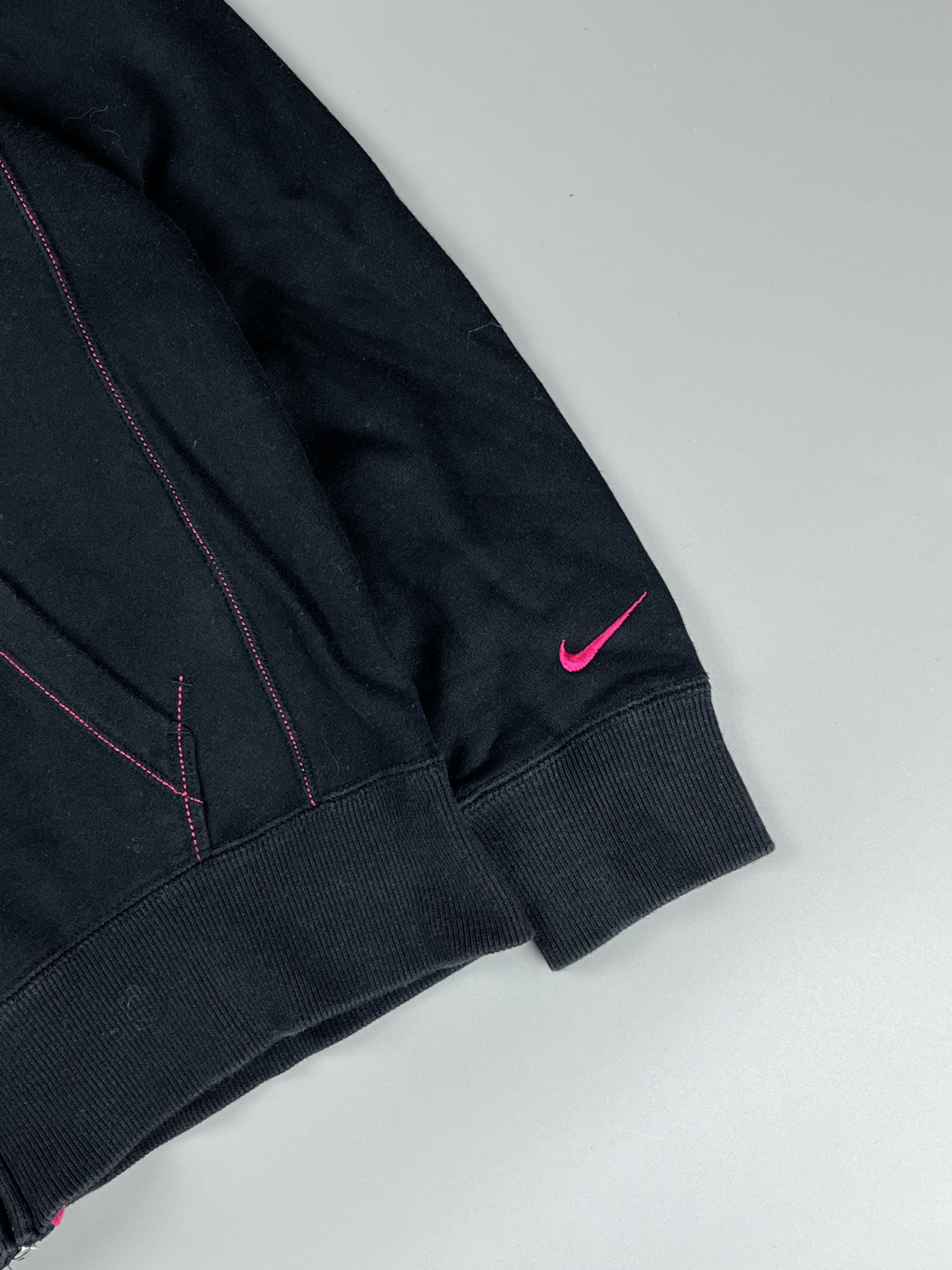 Nike × Vintage Nike Vintage Center Logo Zip Hoodie Size L / US 10 / IT 46 - 3 Thumbnail