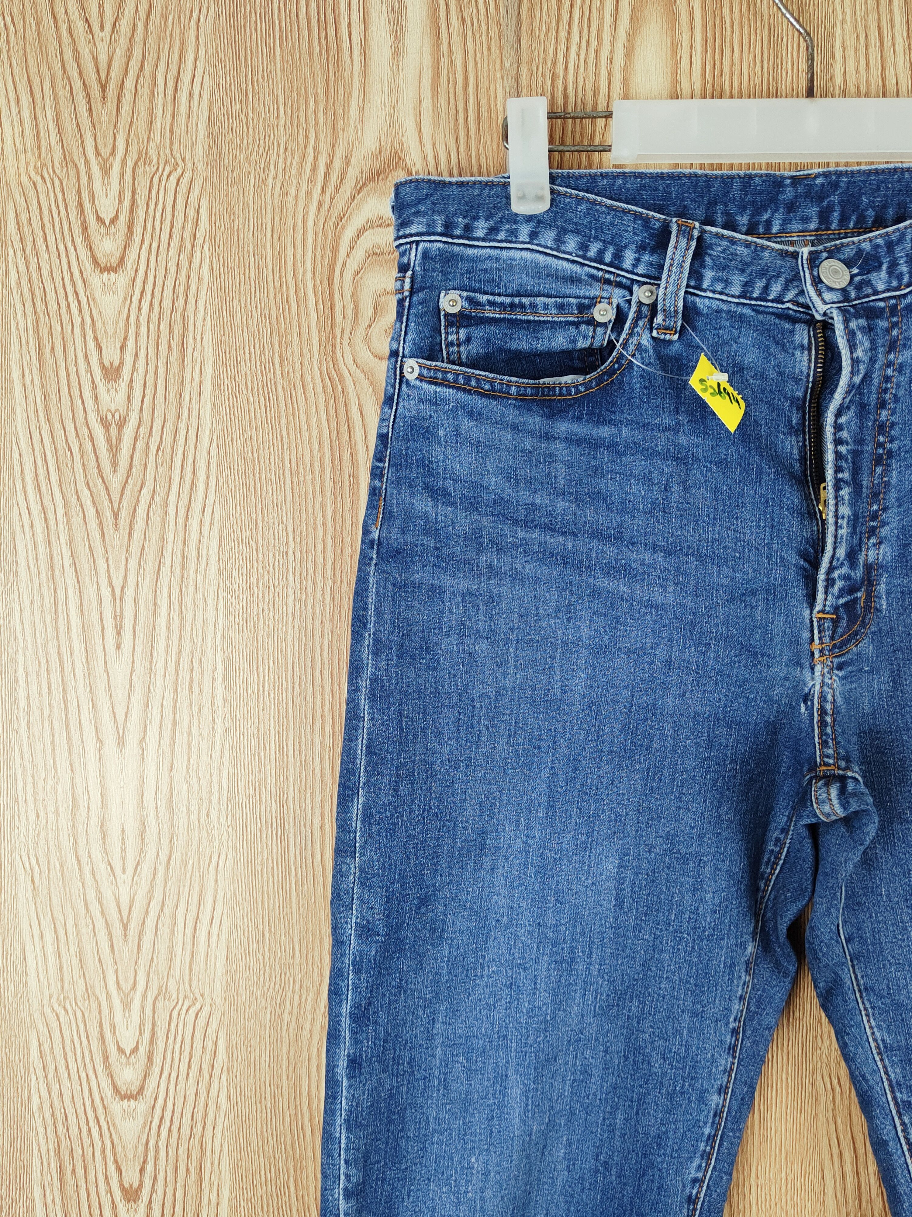 GU GU Blue Distressed Ripped Jeans #S2694 Size US 32 / EU 48 - 4 Thumbnail