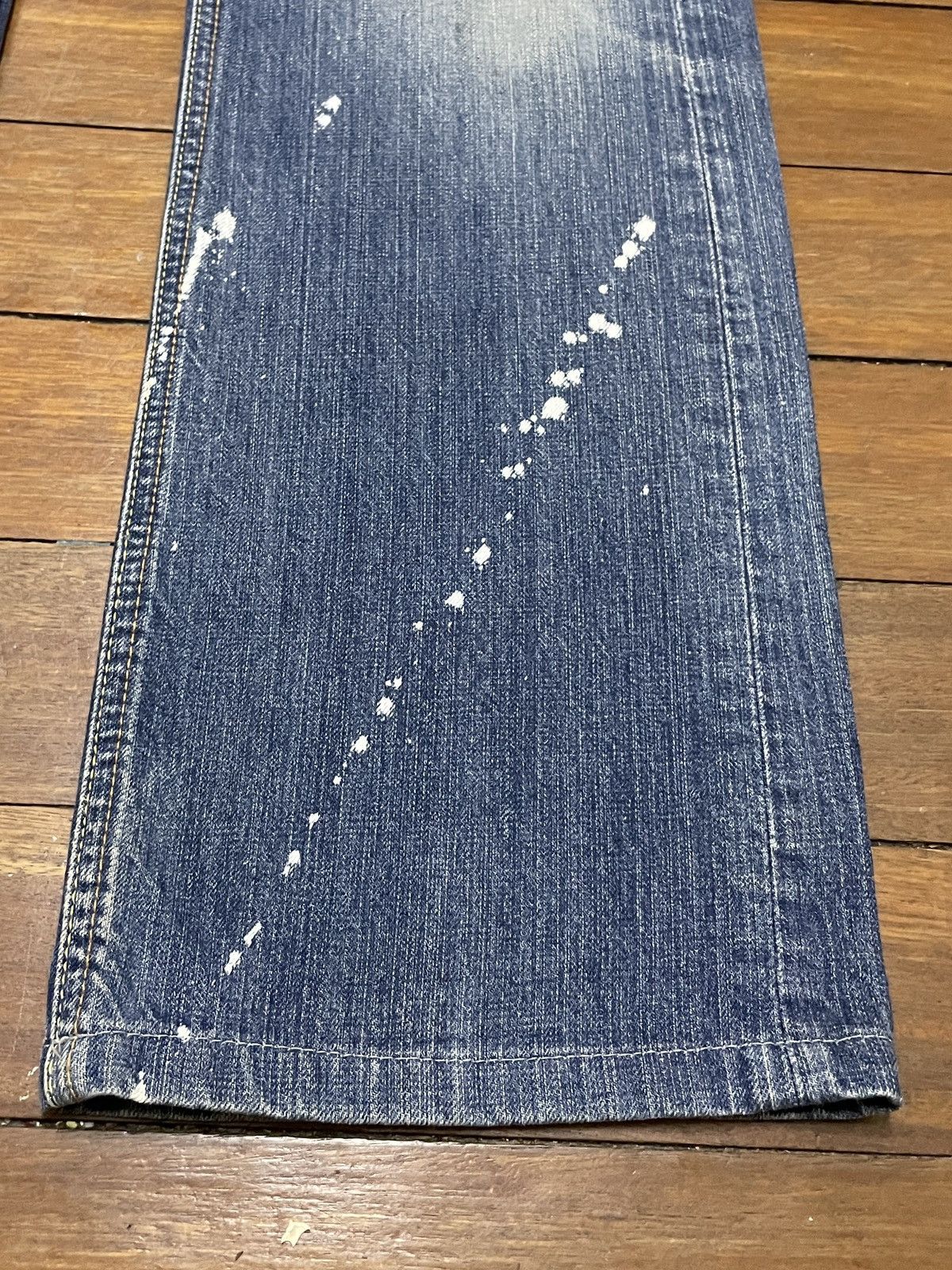 If Six Was Nine Rare Design Vintage Japanese Brand Sabi Sabi Jeans 2000s Size US 31 - 6 Thumbnail