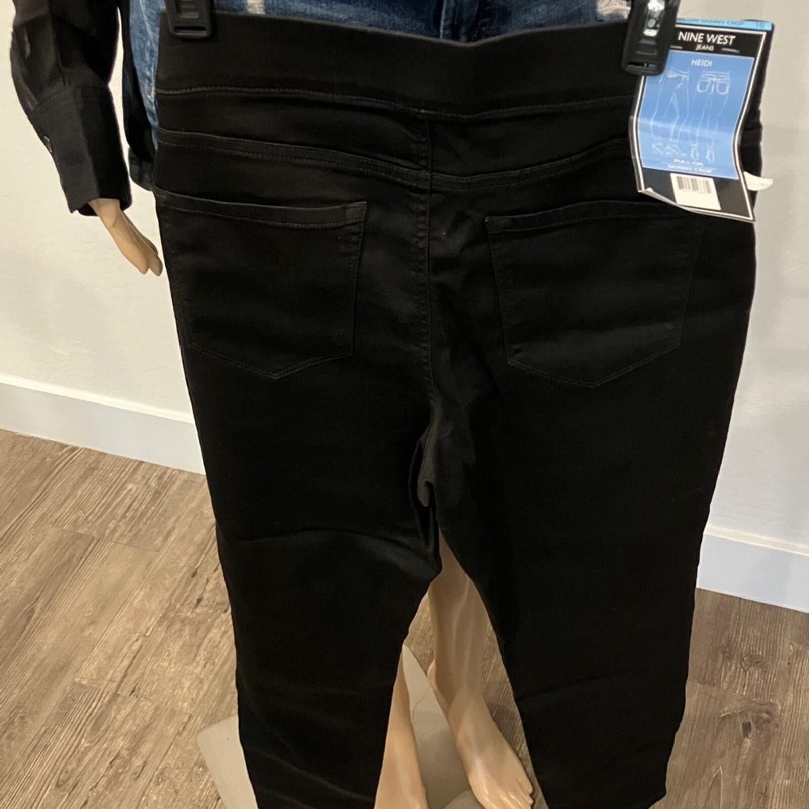 Nine West Nine West Women's Black Jeggings Size 34" / US 12 / IT 48 - 4 Thumbnail