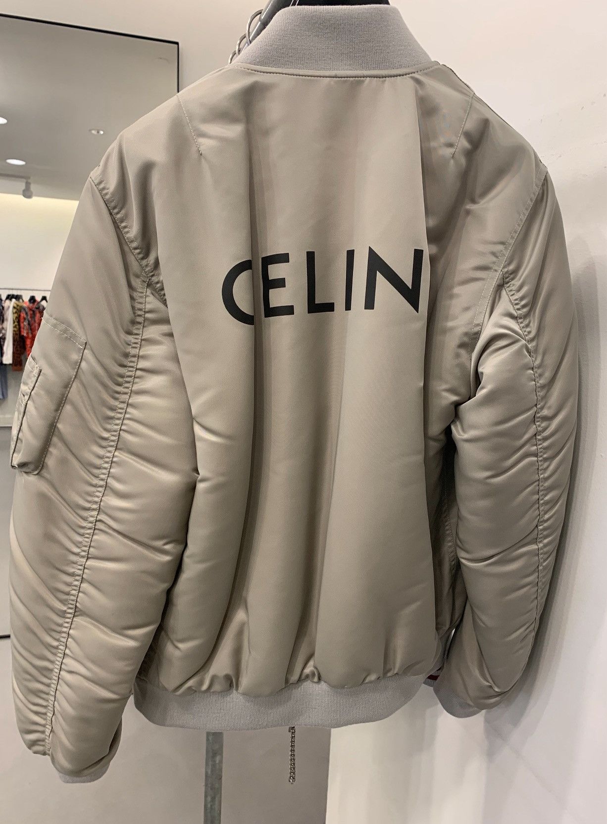 $2.8K VALUE Bomber jacket in nylon twill