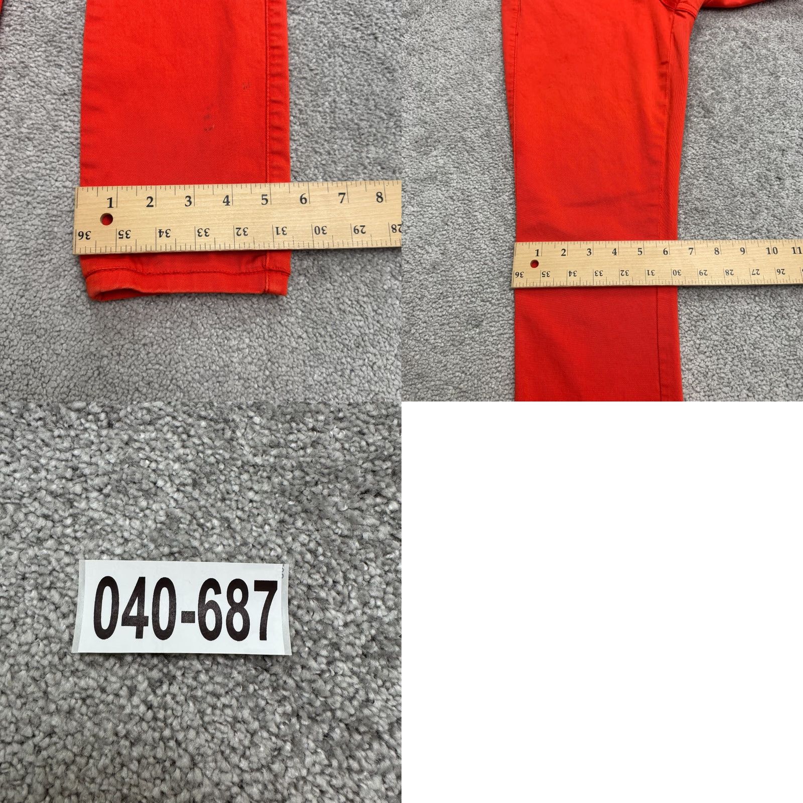 Club Monaco VINTAGE Club Monaco Jeans Womens 4 Red Zip Pockets Skinny 28x27 Cotton Blend Denim Regular Modern City Streetwear Mens? Size 27" / US 4 / IT 40 - 10 Thumbnail