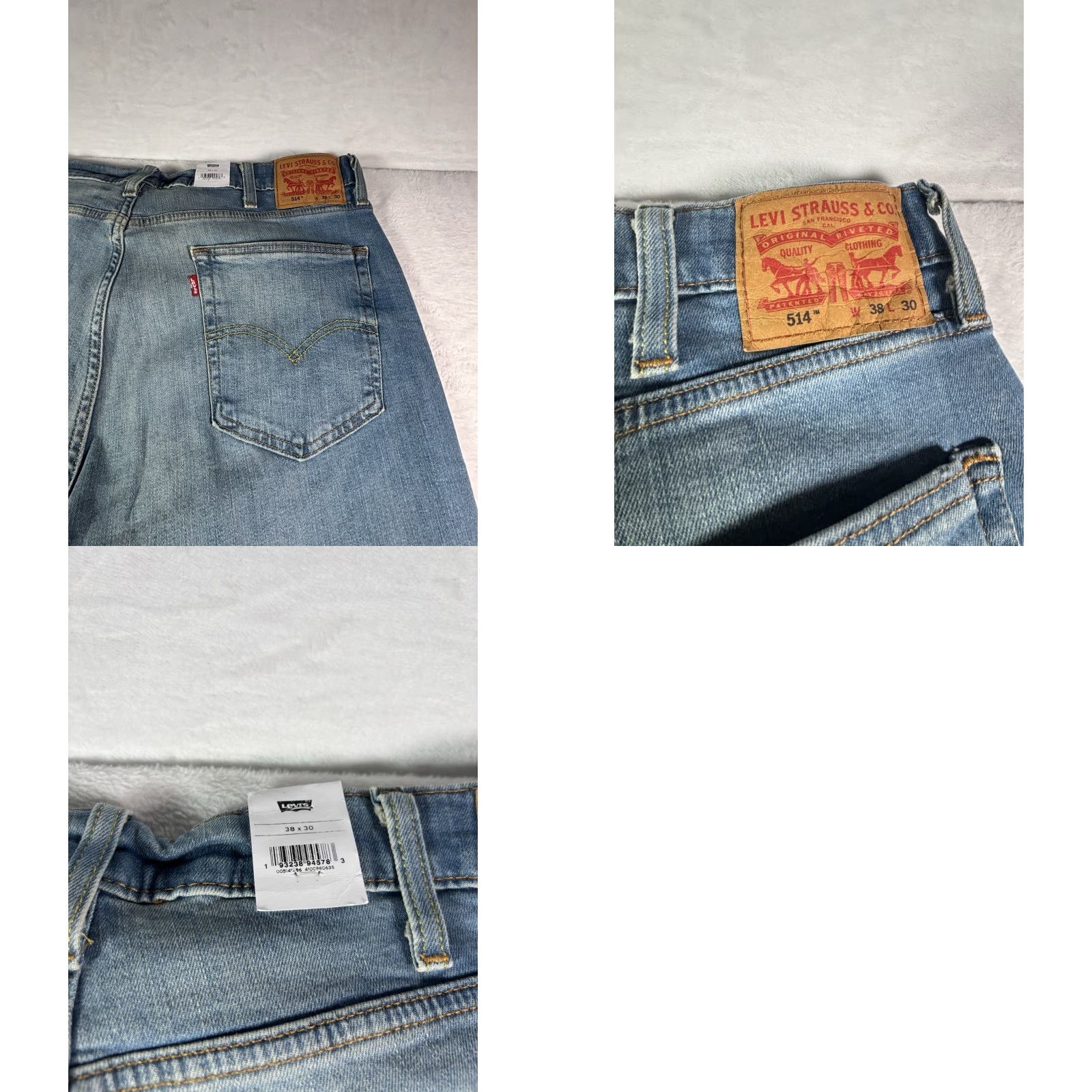 Levi's VINTAGE not? No. Levi’s 514 Jeans Men’s Stretch Straight Fit Denim 38x30 NEW WITH TAGS Jeans Size US 38 / EU 54 - 9 Thumbnail
