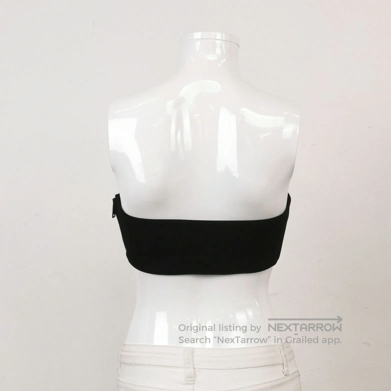 Prada Prada Black Logo Bandeau Top . Size M / US 6-8 / IT 42-44 - 2 Thumbnail