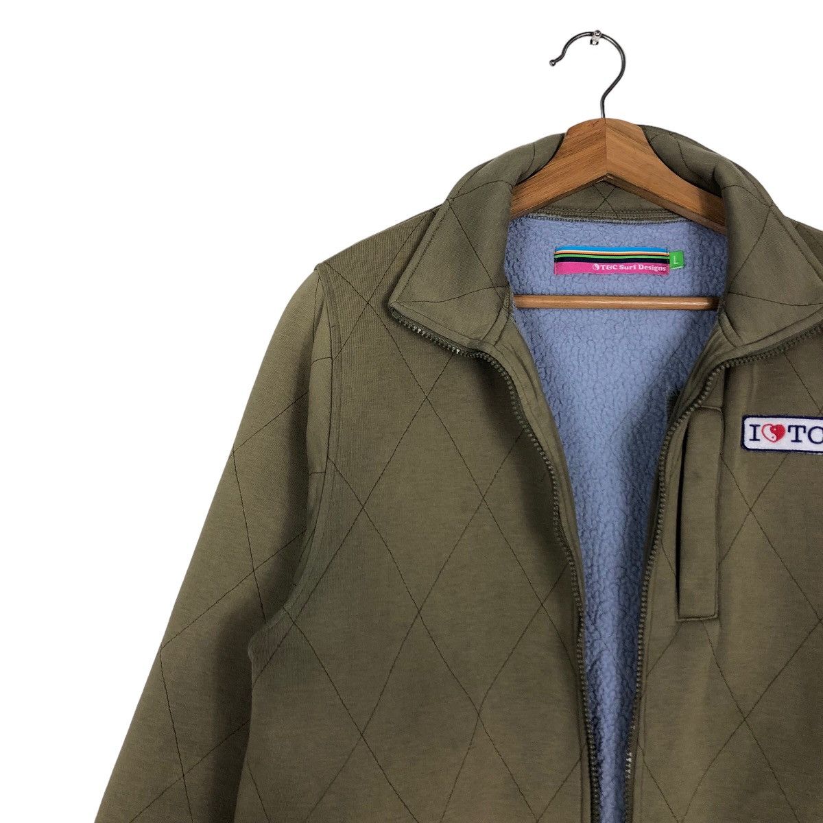 Japanese Brand 🔥Vtg Bomber Jacket Surf Zipper Big Logo Size US M / EU 48-50 / 2 - 7 Thumbnail