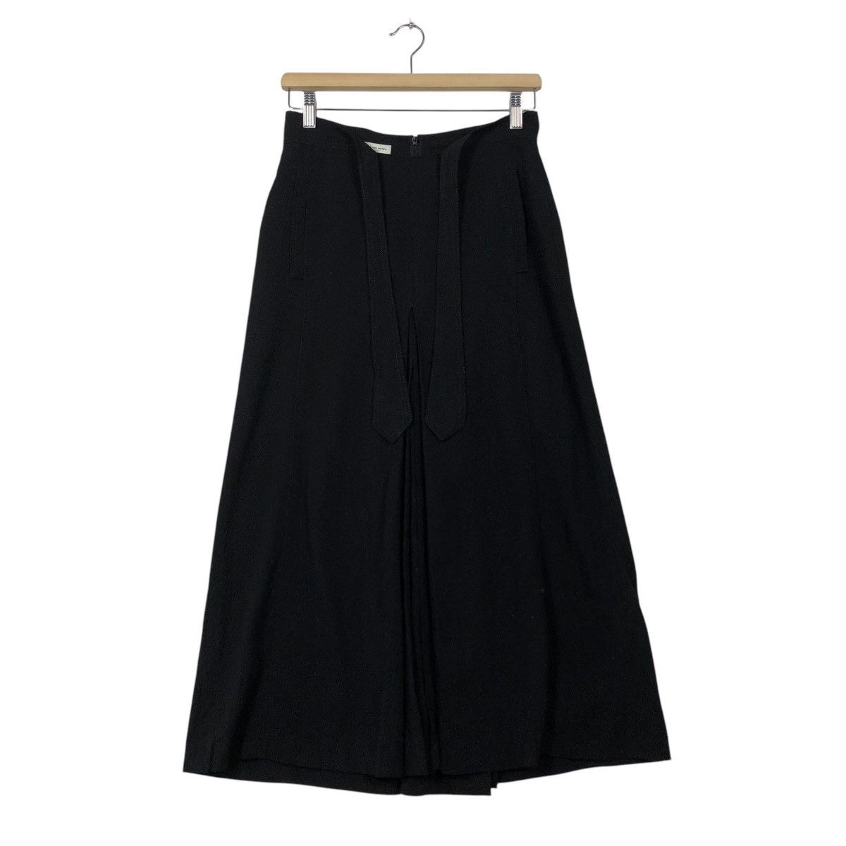 Dries Van Noten 🔥RICH BLACK LONG SKIRT RUNWAY DRIES VAN NOTEN BELGIUM Size 28" / US 6 / IT 42 - 3 Thumbnail
