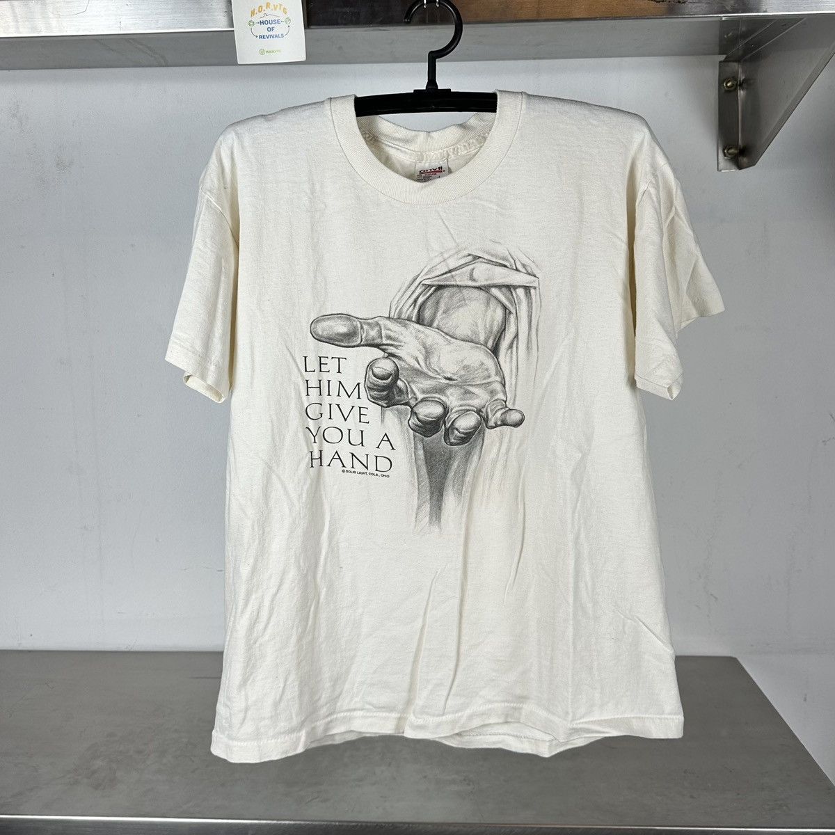 Let Him Give You A Hand Jesus Christ T shirt