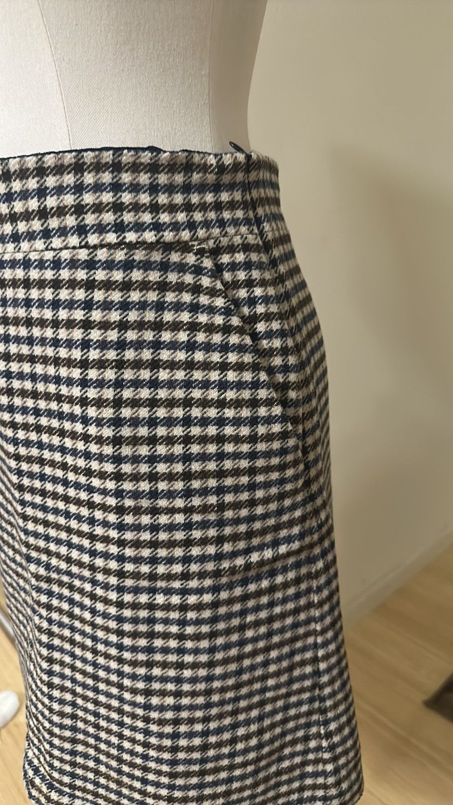 Jigsaw Houndstooth mini skirt size 6 Size 28" / US 6 / IT 42 - 3 Thumbnail