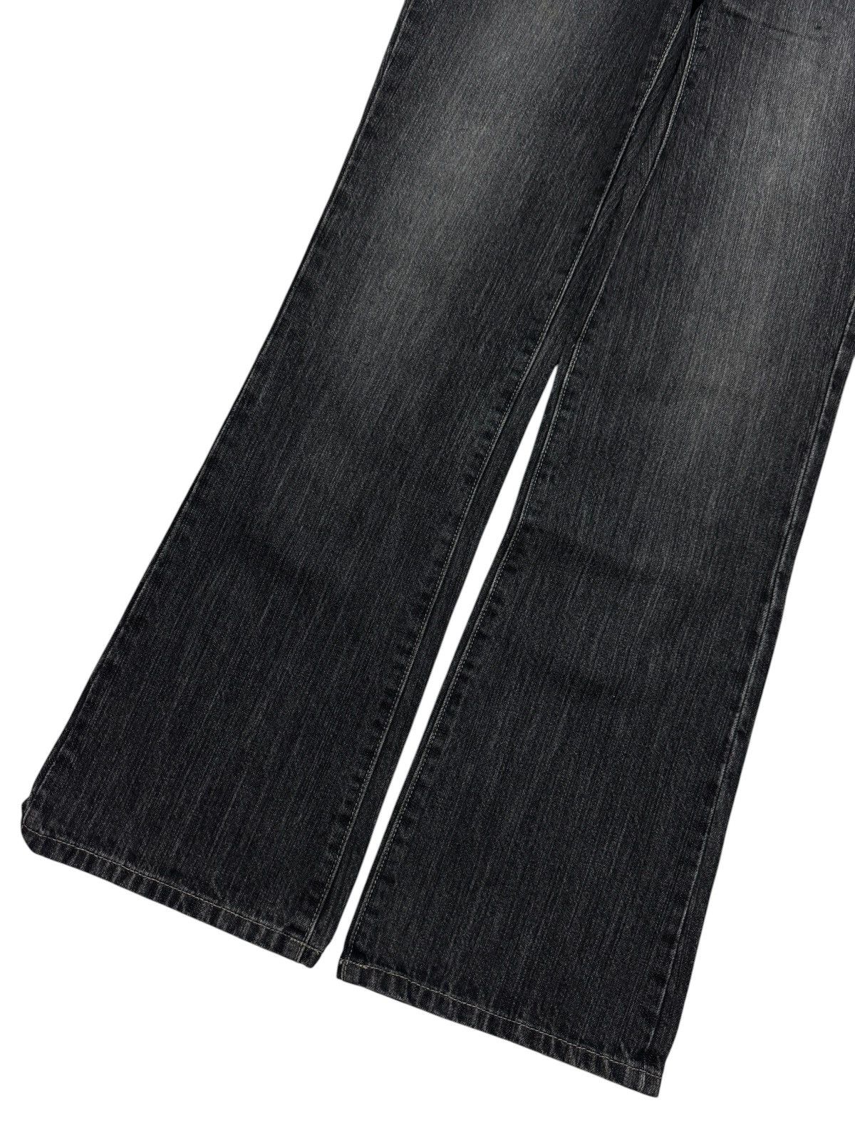 If Six Was Nine FLARED VINTAGE Y2K CLAWMARK WASHED BOOTCUT DENIM Size US 26 / EU 42 - 5 Thumbnail