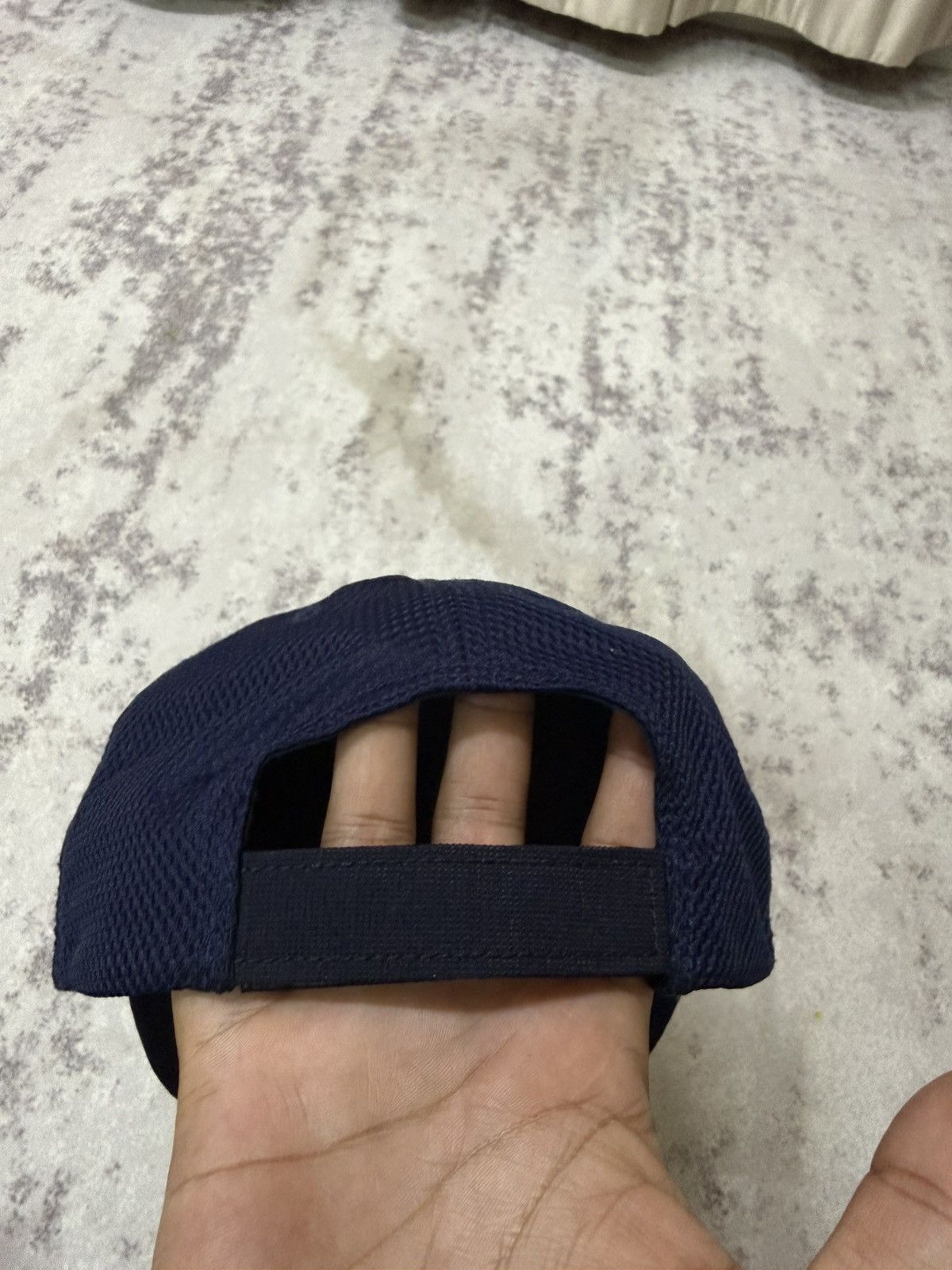 Adidas Adidas Dark Blue Adjustable Velcro Cap Size ONE SIZE - 7 Thumbnail