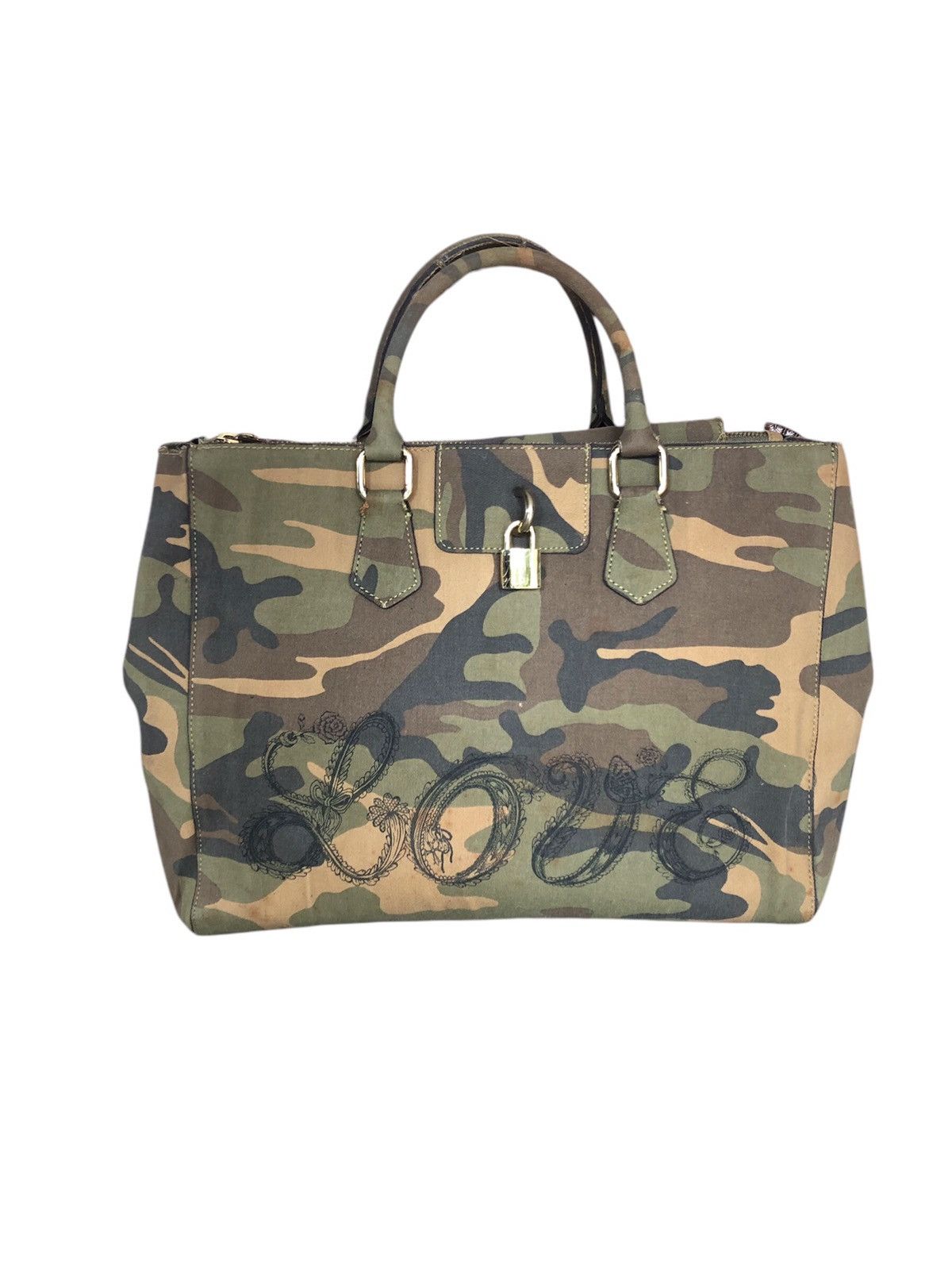If Six Was Nine COOLATIQUES Camo Avant Garde Style Punk Bag Size ONE SIZE - 8 Thumbnail