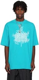 Acne Studios o1y1024 T-Shirt in Turquoise Size US L / EU 52-54 / 3 - 1 Thumbnail