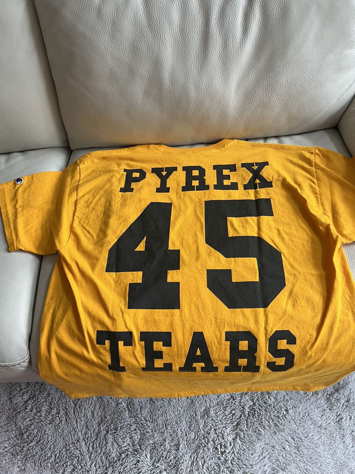 DENIM TEARS × Pyrex Vision × Virgil Abloh Pyrex Tears Tee | Grailed