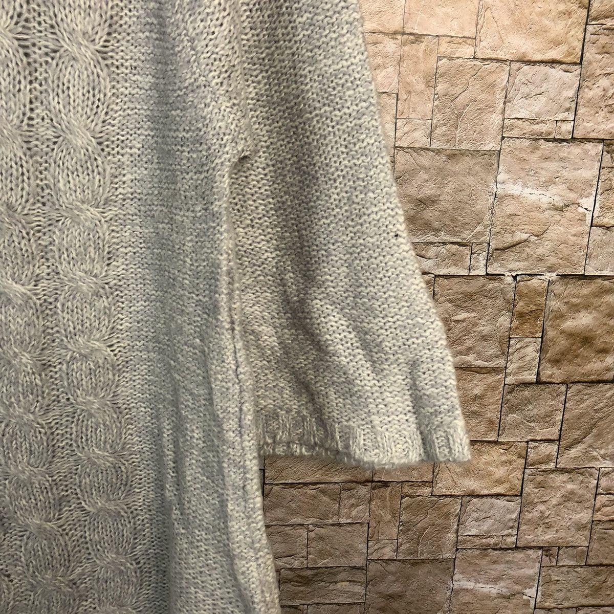 Homespun Knitwear × Japanese Brand × Vintage Japanese Brand Grey vintage Knitwear #A928 Size L / US 10 / IT 46 - 8 Thumbnail