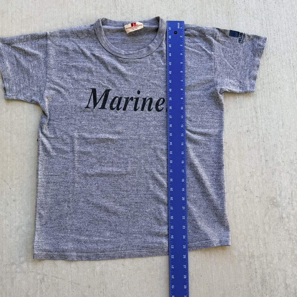 Russell Athletic Vintage Russell Athletic T Shirt U.S. Marine Corps 80s Size US L / EU 52-54 / 3 - 7 Thumbnail