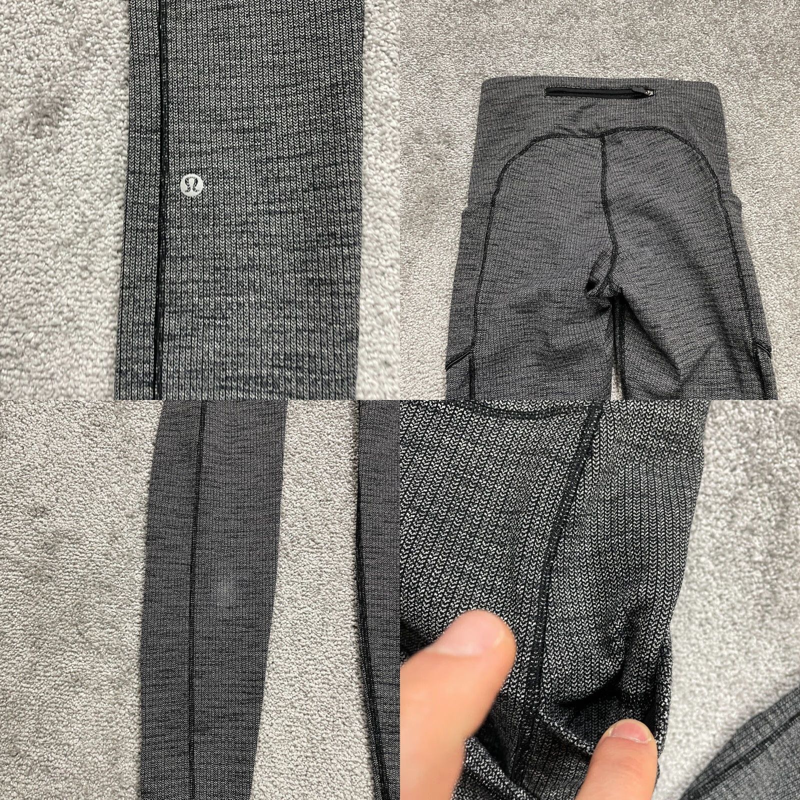 Lululemon Lululemon Wunder Under Leggings Womens 6 Gray Compression Active Gym Yoga 26x28 Skinny Leggings Inseam 26 in Regular Size Type Size 28" / US 6 / IT 42 - 8 Thumbnail