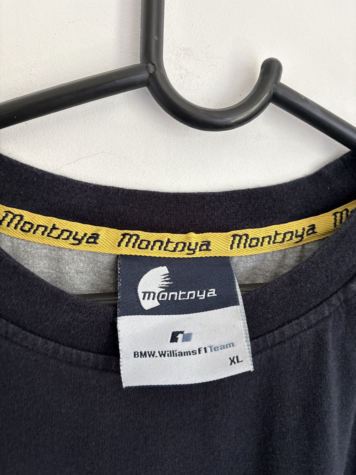 Formula 1 2004 BMW Williams F1 Juan Pablo Montoya Racing Tee XL Size US XL / EU 56 / 4 - 7 Thumbnail