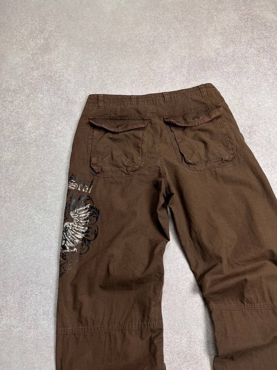 Japanese Brand Vintage Japanese Avantgarde Baggy Pants Y2K 32 Size US 32 / EU 48 - 4 Thumbnail