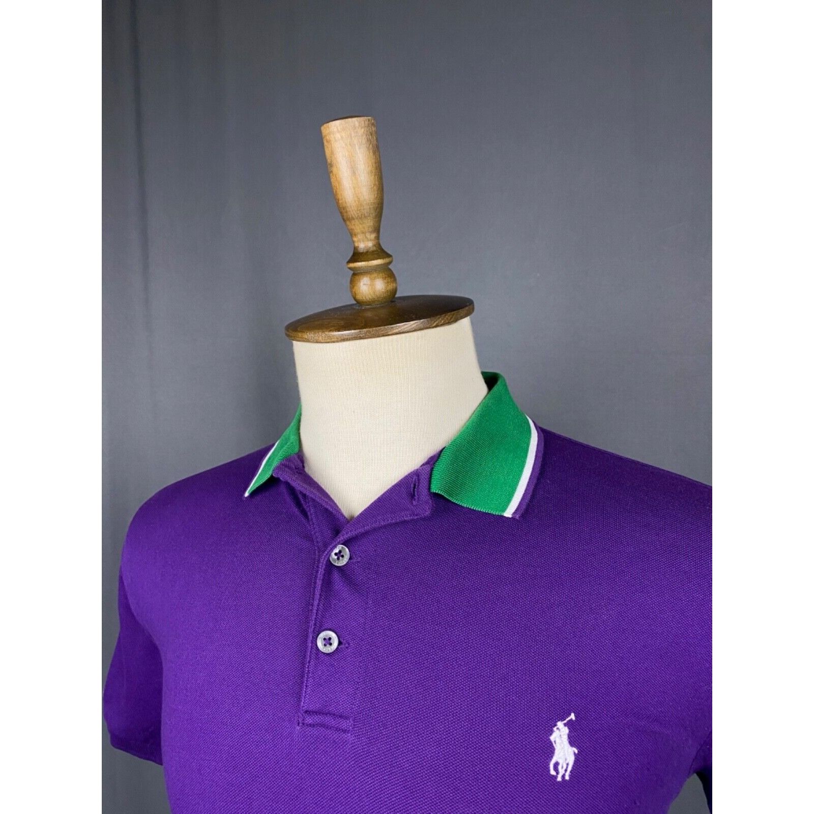 Polo Ralph Lauren MINT! Ralph Lauren Small Logo Men's Purple Polo T-Shirt Size Size US M / EU 48-50 / 2 - 5 Thumbnail
