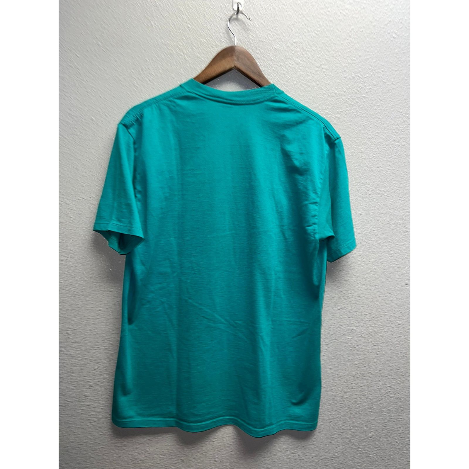 Jerzees Vintage Green Blank Shirt Jerzees 50/50 Teal USA 90s Large Size US L / EU 52-54 / 3 - 7 Thumbnail
