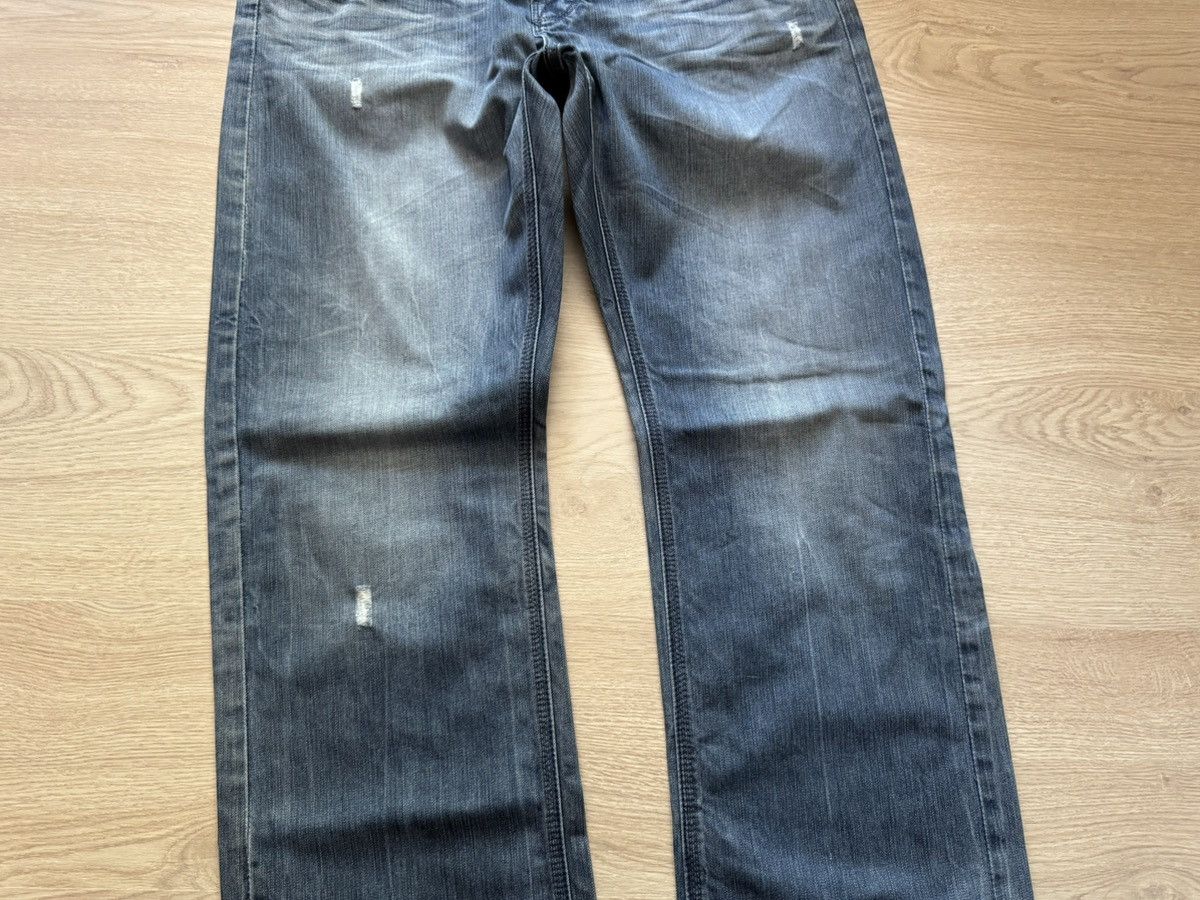 Vintage Vintage 00’s Fishbone y2k Blue Denim Distressed Baggy Pants Size US 36 / EU 52 - 3 Thumbnail