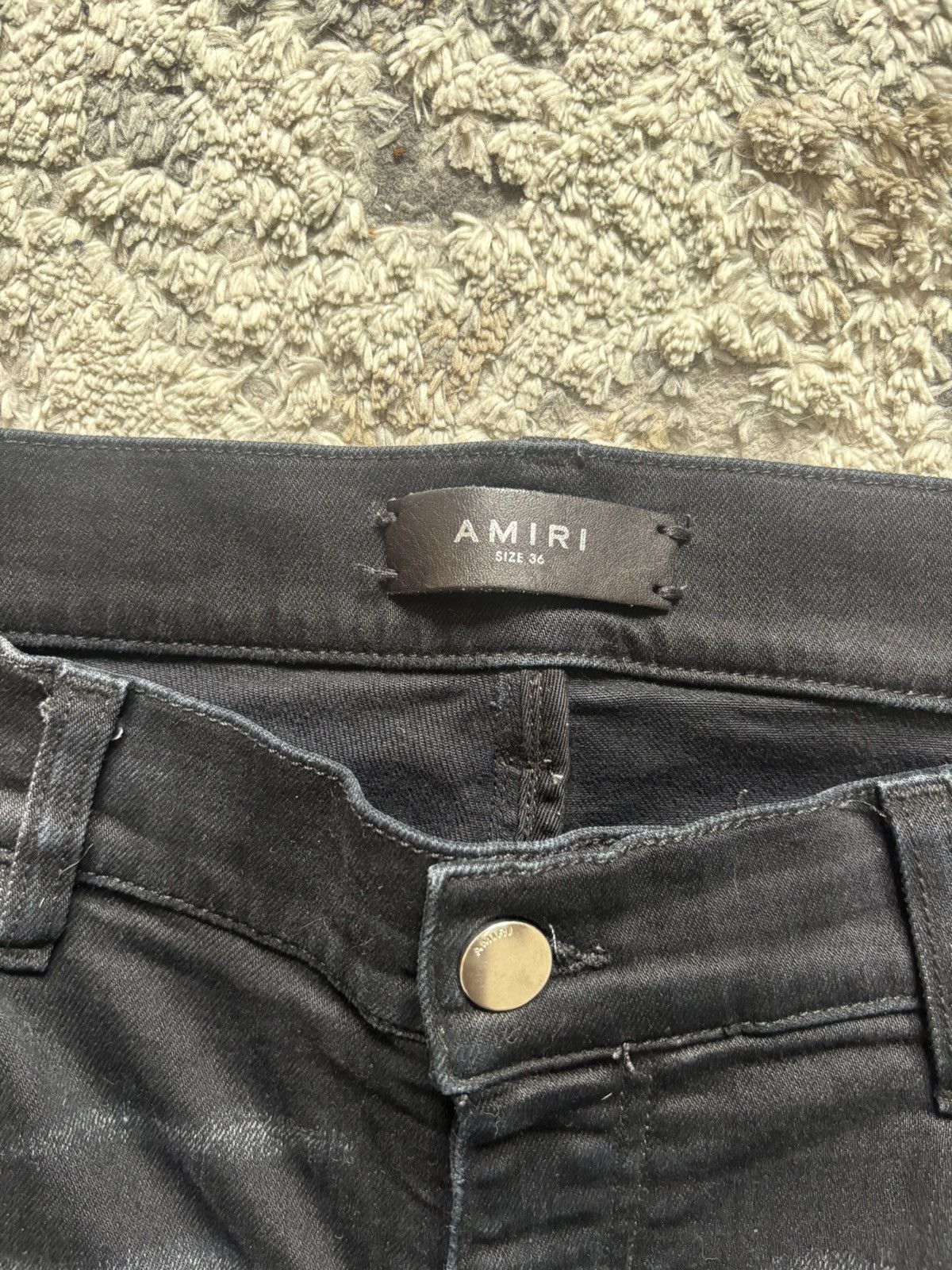 Amiri Amiri MX1 “Blue Cracked” Jeans Size US 36 / EU 52 - 3 Thumbnail