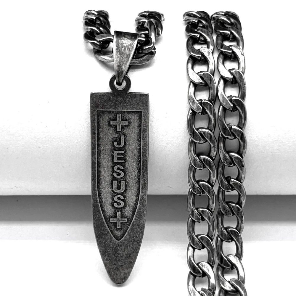 Jewelry Jesus Cross Pendant Charms Necklace Size ONE SIZE - 3 Thumbnail