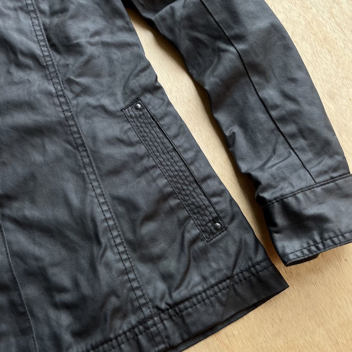 Uniqlo UNIQLO RIDER COATED CLOTH JAPANESE BRAND HOODIE JACKET Size L / US 10 / IT 46 - 3 Thumbnail