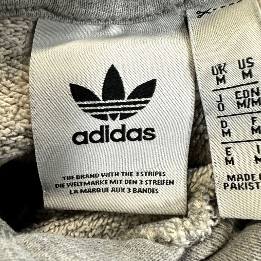 Adidas Adidas Sweatshirt Mens Medium Gray Graphic Print Hoodie Long Sleeve Pullover Size US M / EU 48-50 / 2 - 4 Thumbnail