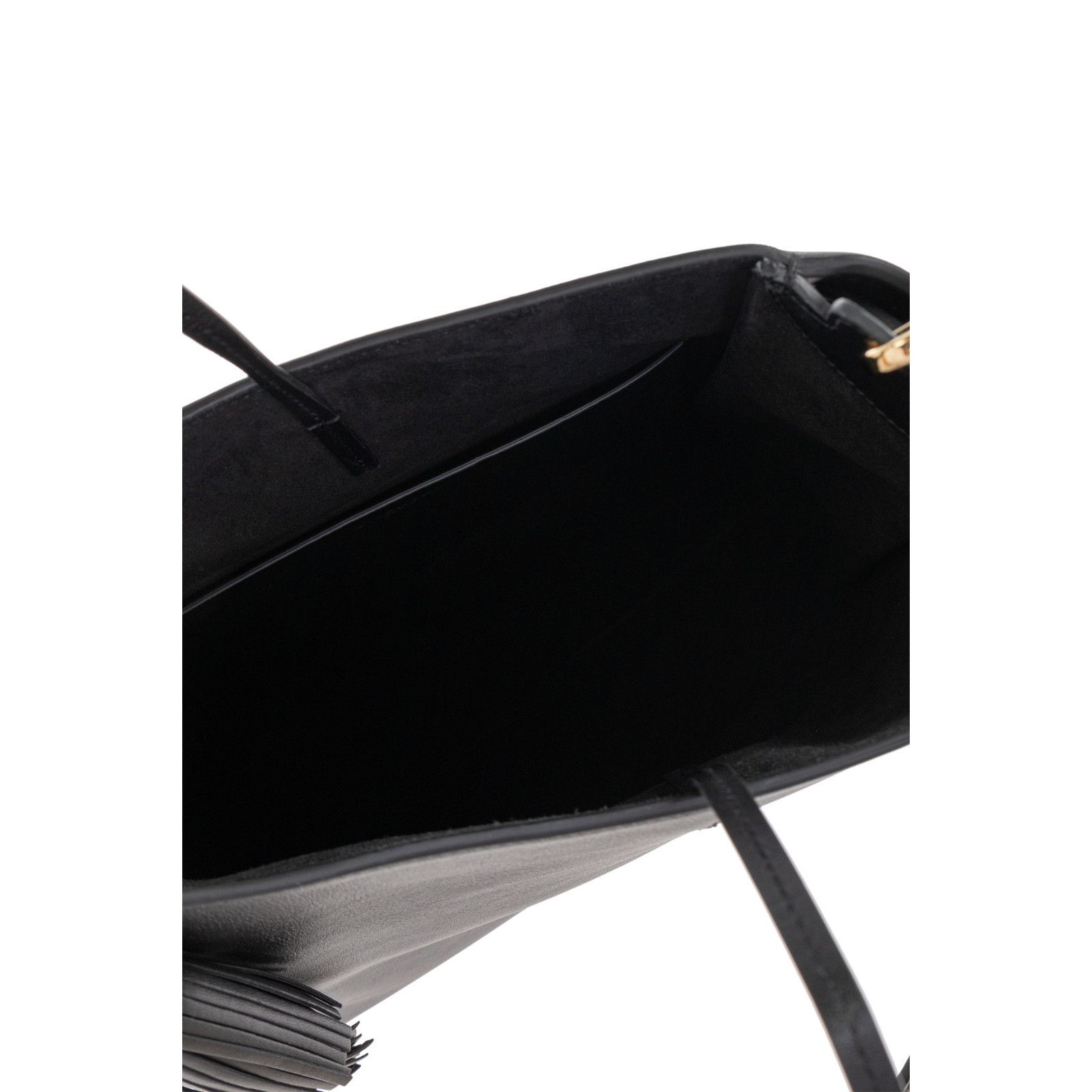 Givenchy GIVENCHY Black Grained Leather Shoulder Bag New & Authentic Size ONE SIZE - 4 Thumbnail