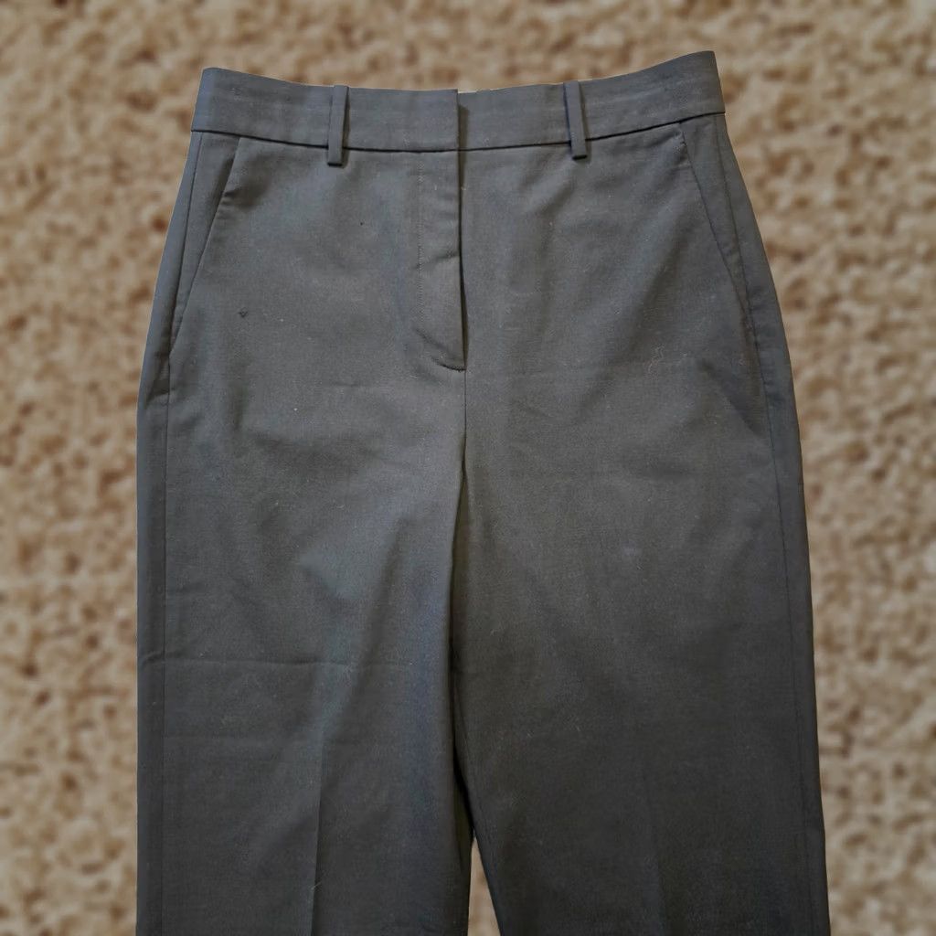 Theory Theory Pants Womens Size 6 Black Straight Leg Flat Front Career Casual Dress Pants Size 28" / US 6 / IT 42 - 1 Thumbnail